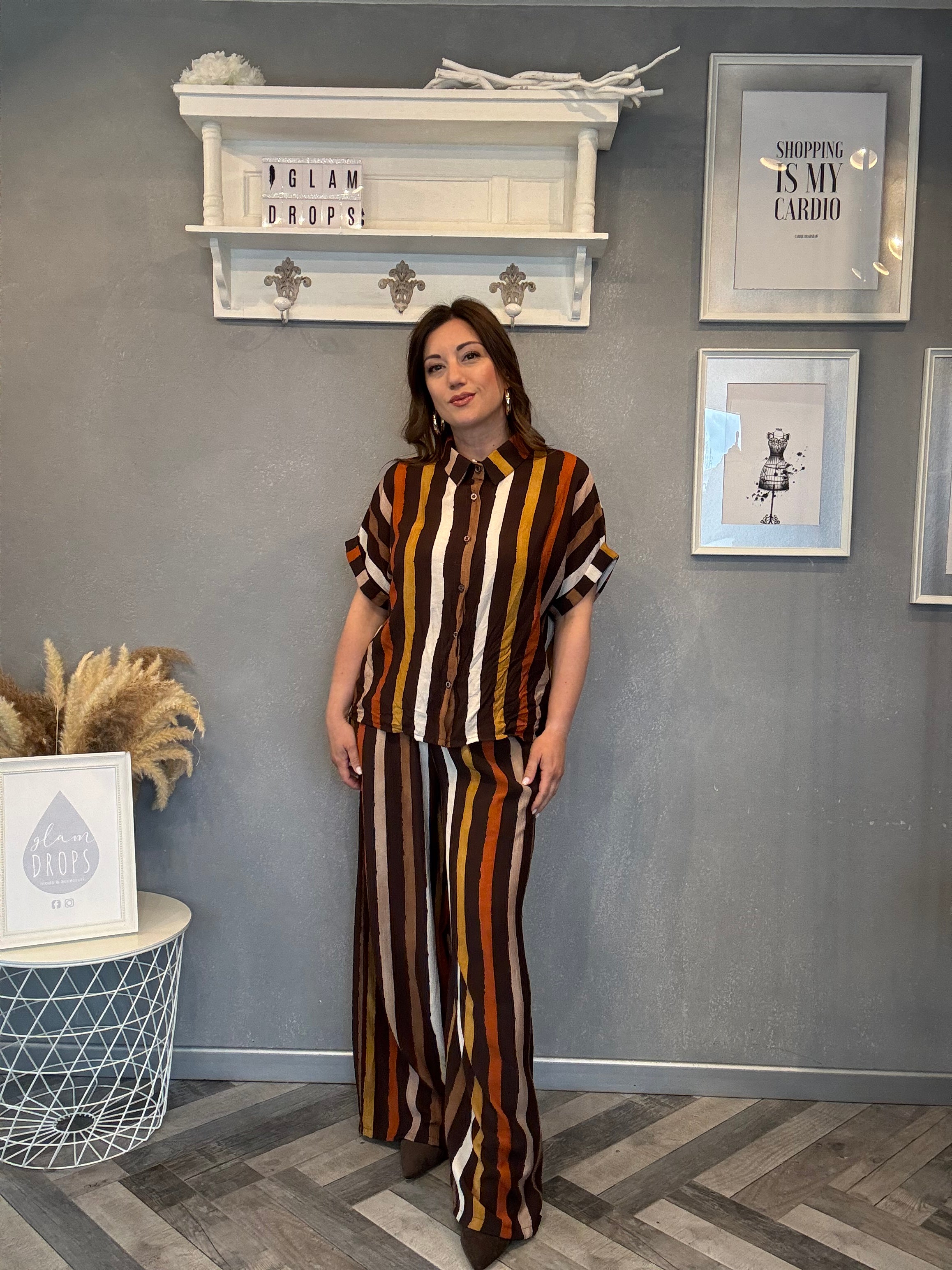 Coordinato righe Choco Sunset