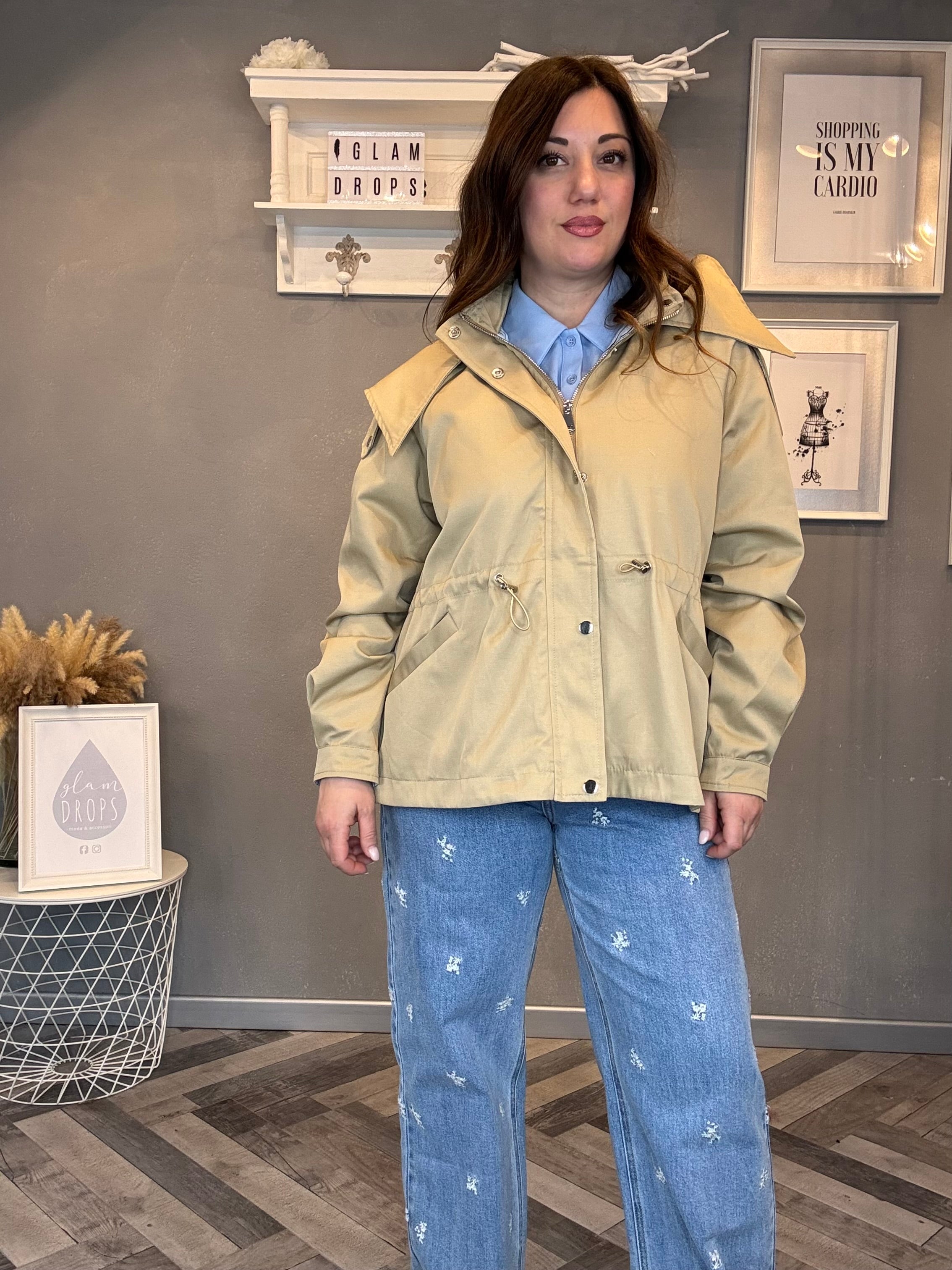 Lumina jeans con ricami floreali