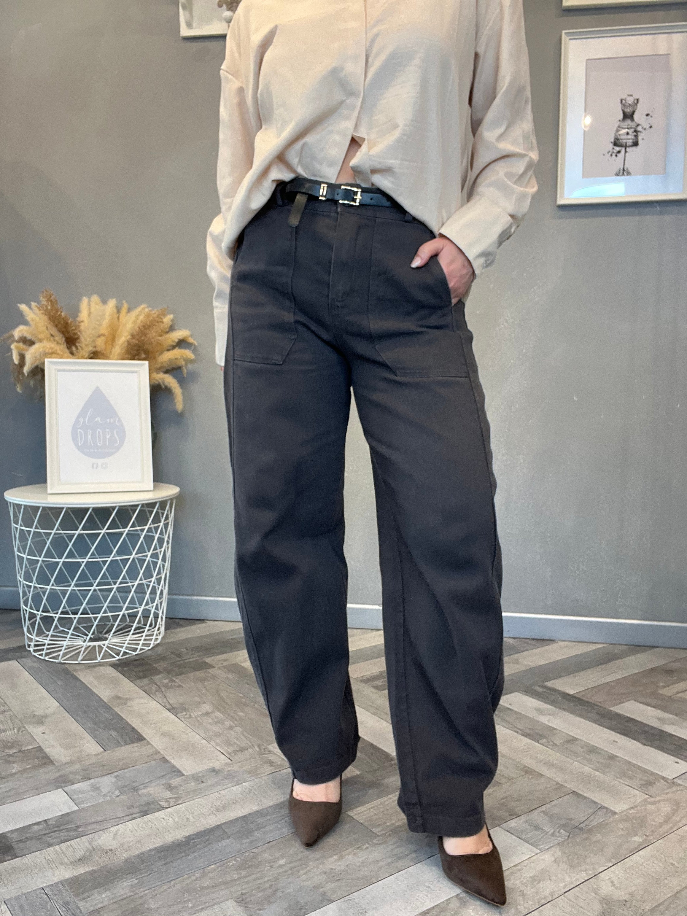 Jeans barrel moro