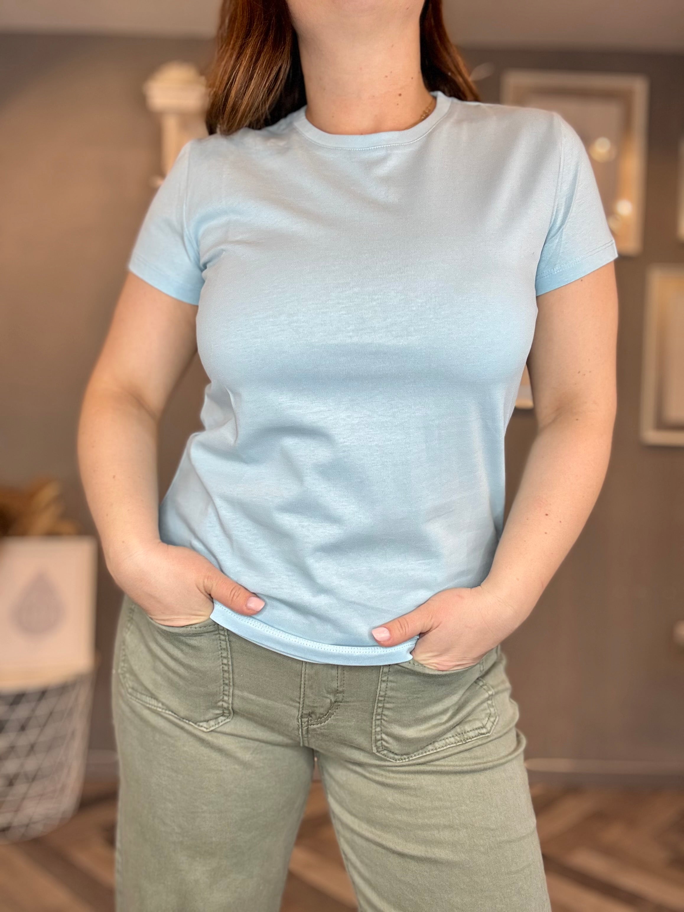 Lumina t-shirt basic elasticizzata