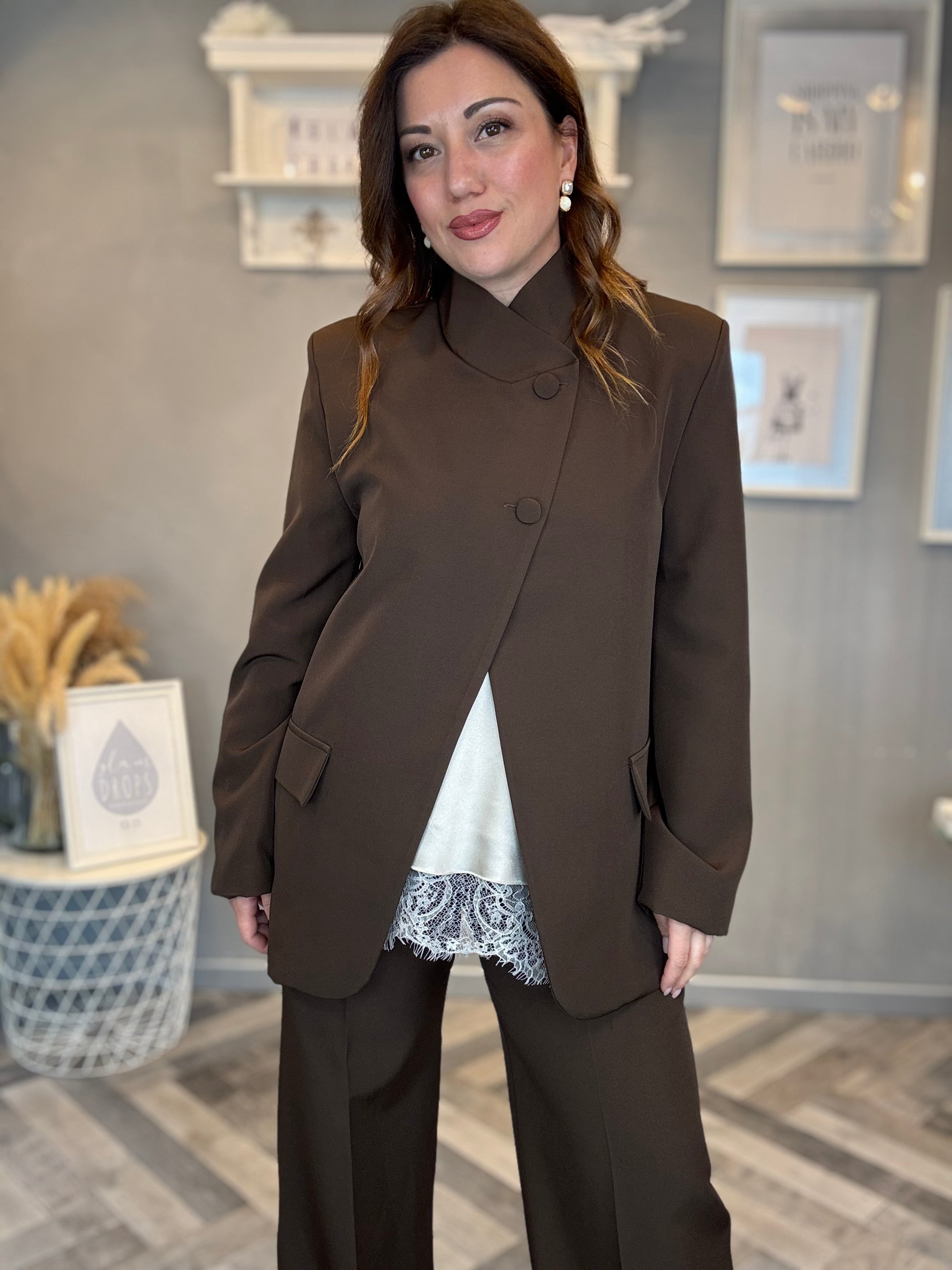 Tailleur Elegance cioccolato