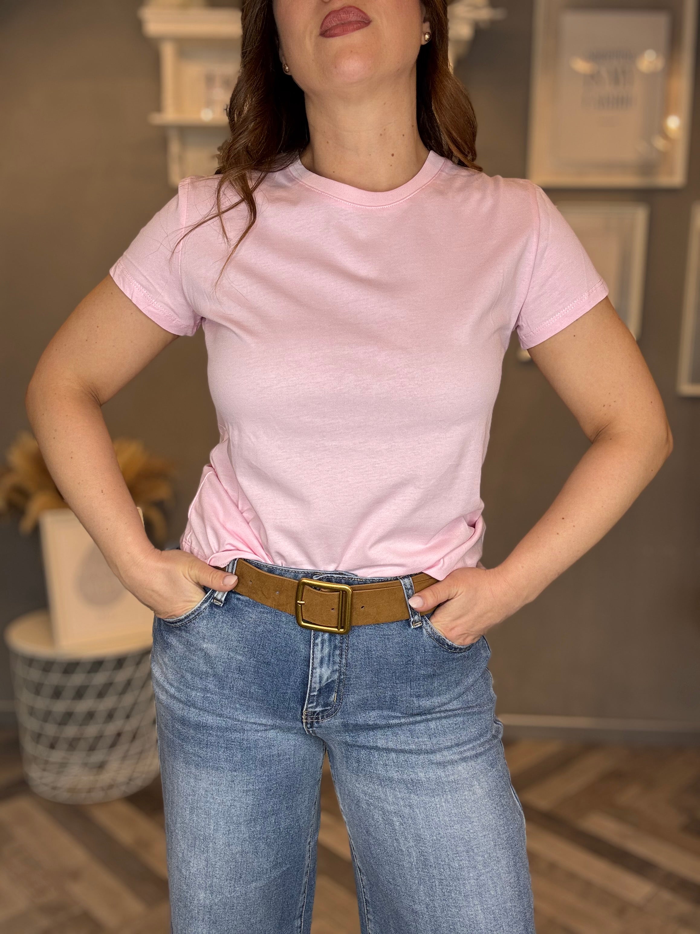 Lumina t-shirt basic elasticizzata