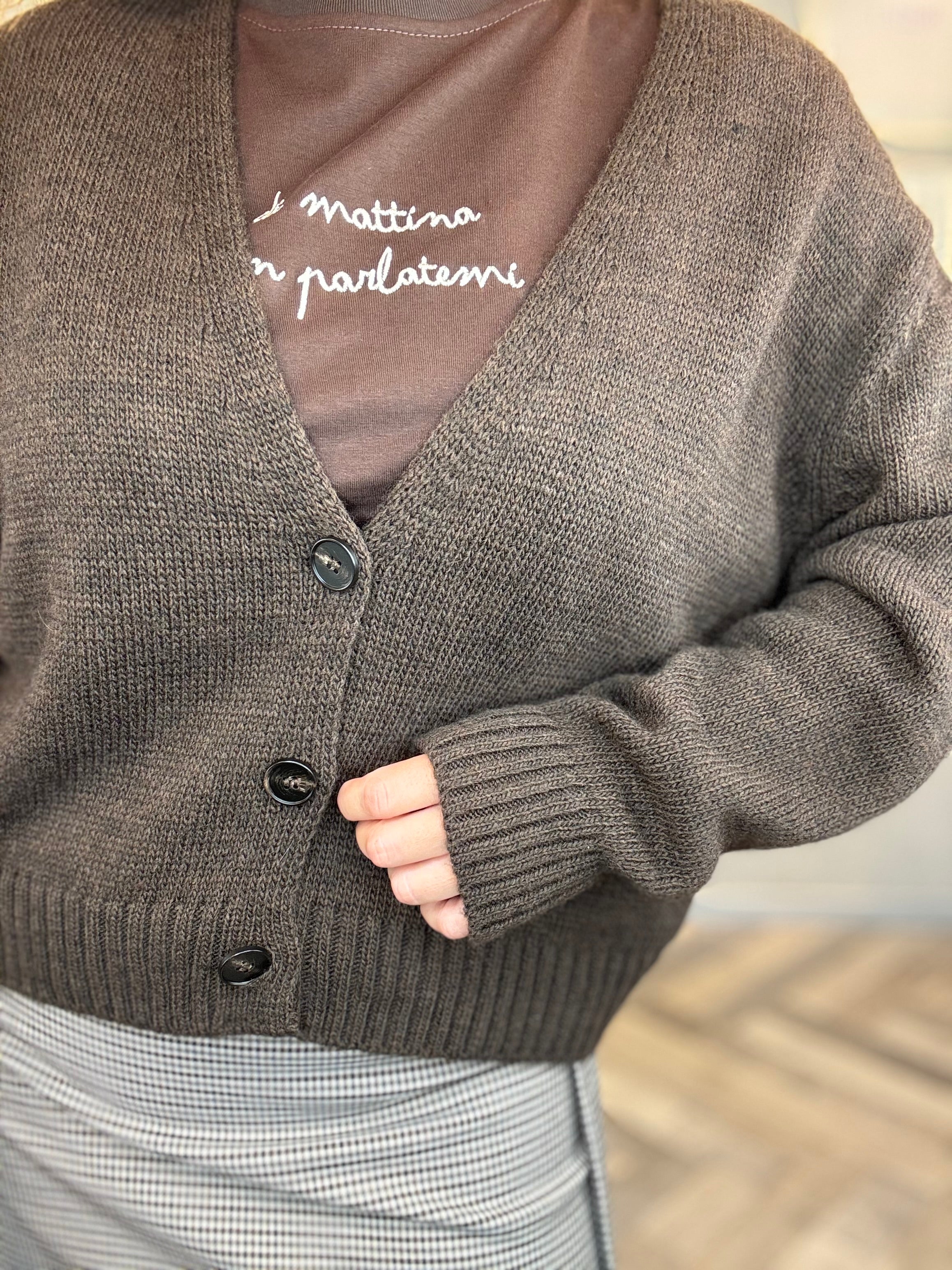 Cardigan a 3 bottoni