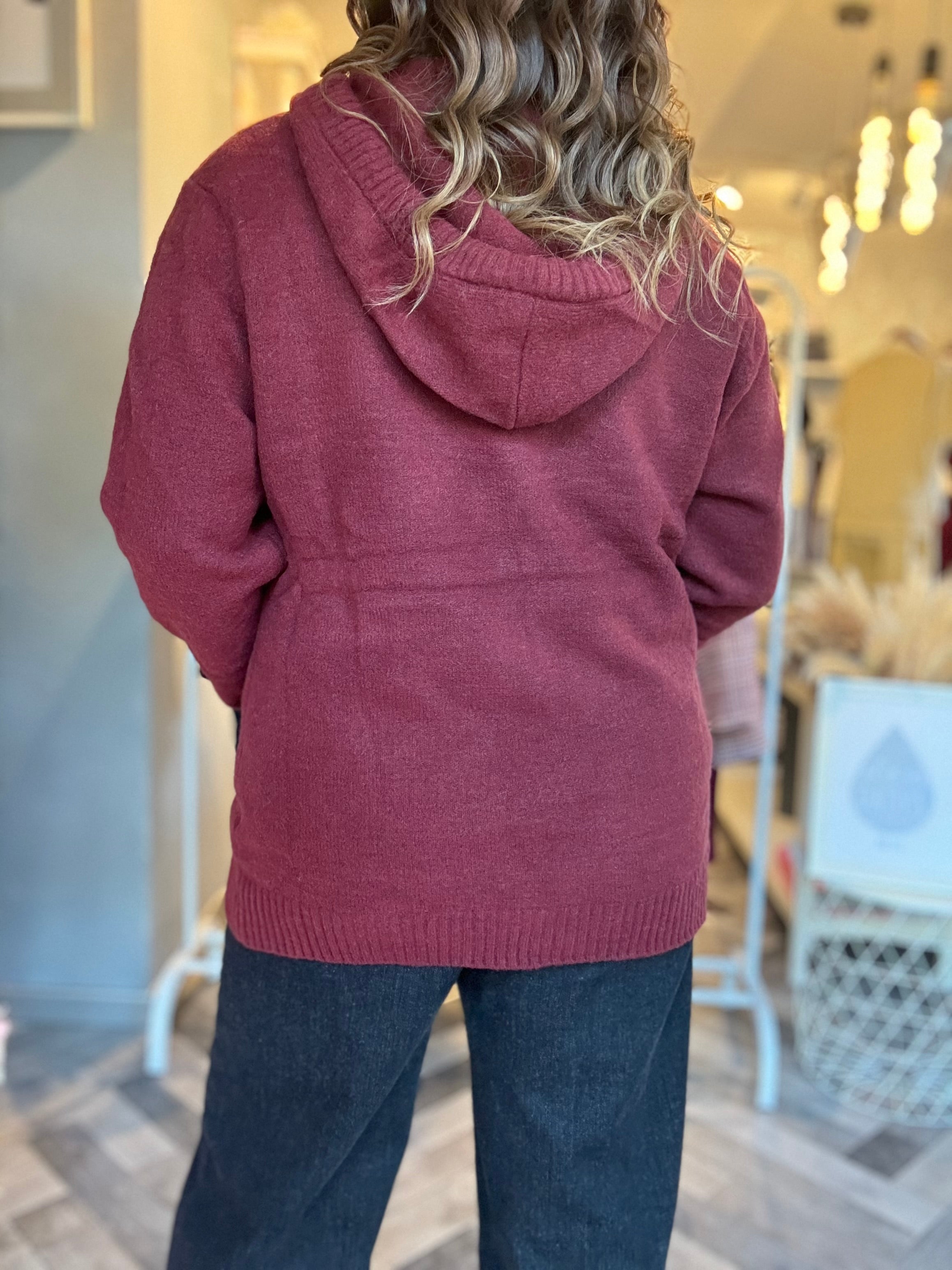 Lumina maglia felpa con cappuccio