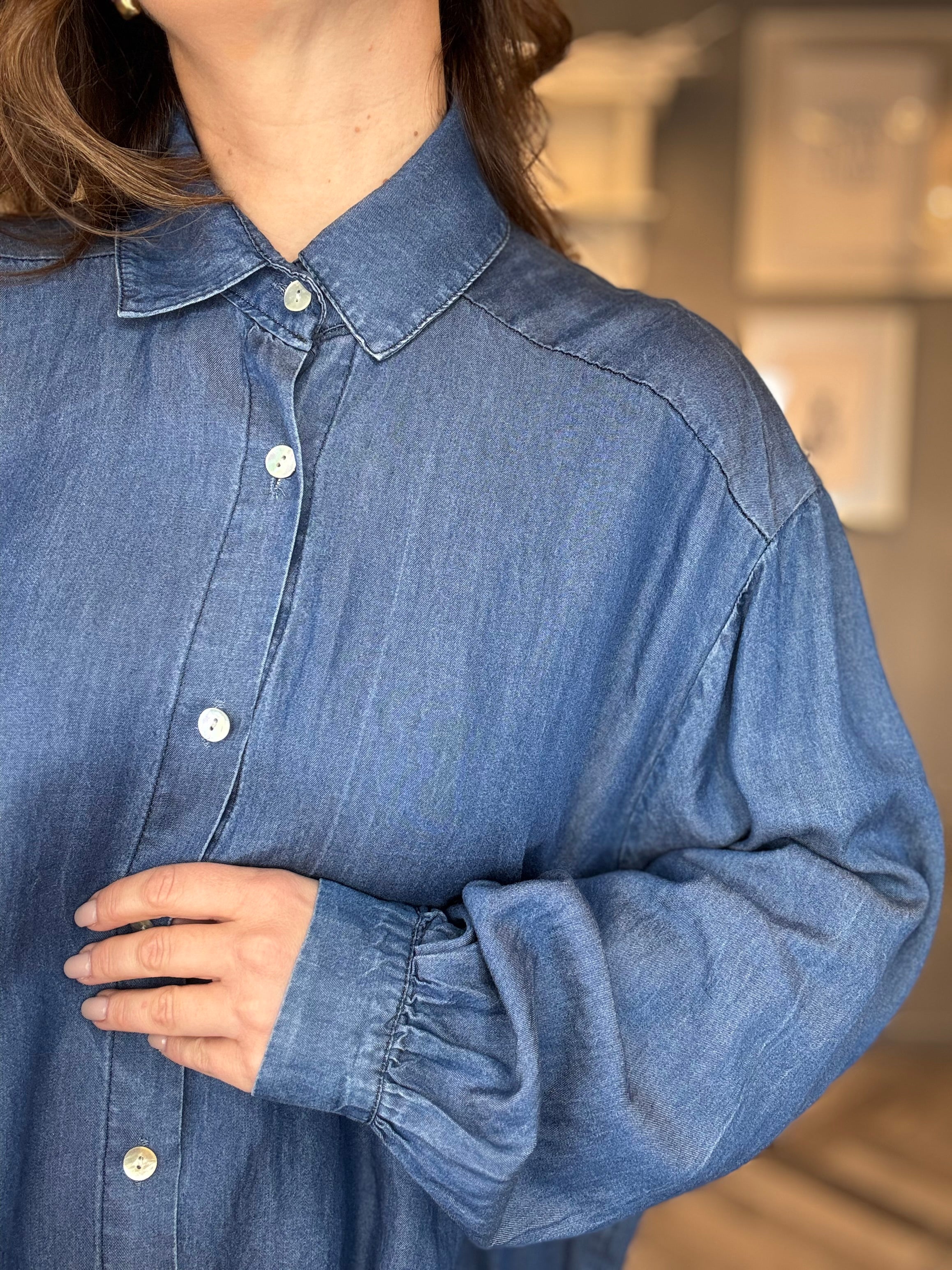 Camicia over denim soft