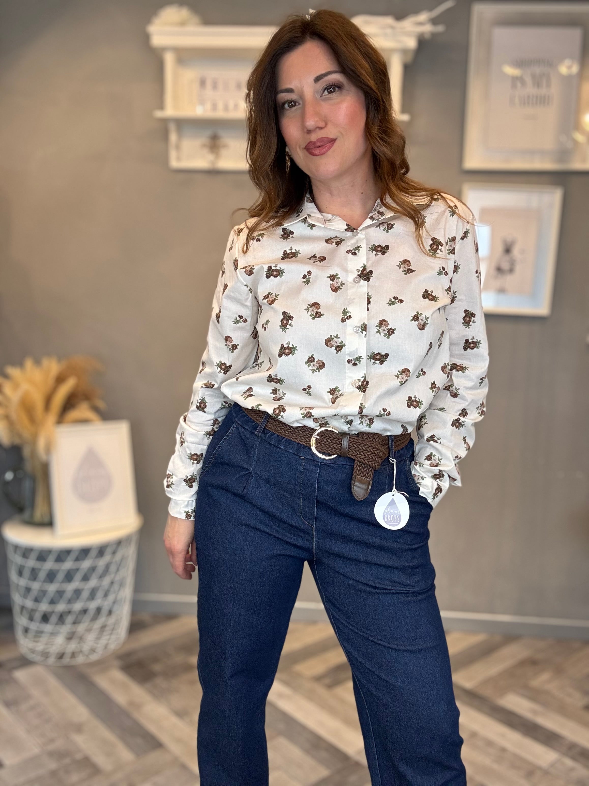 Camicia fiori vintage