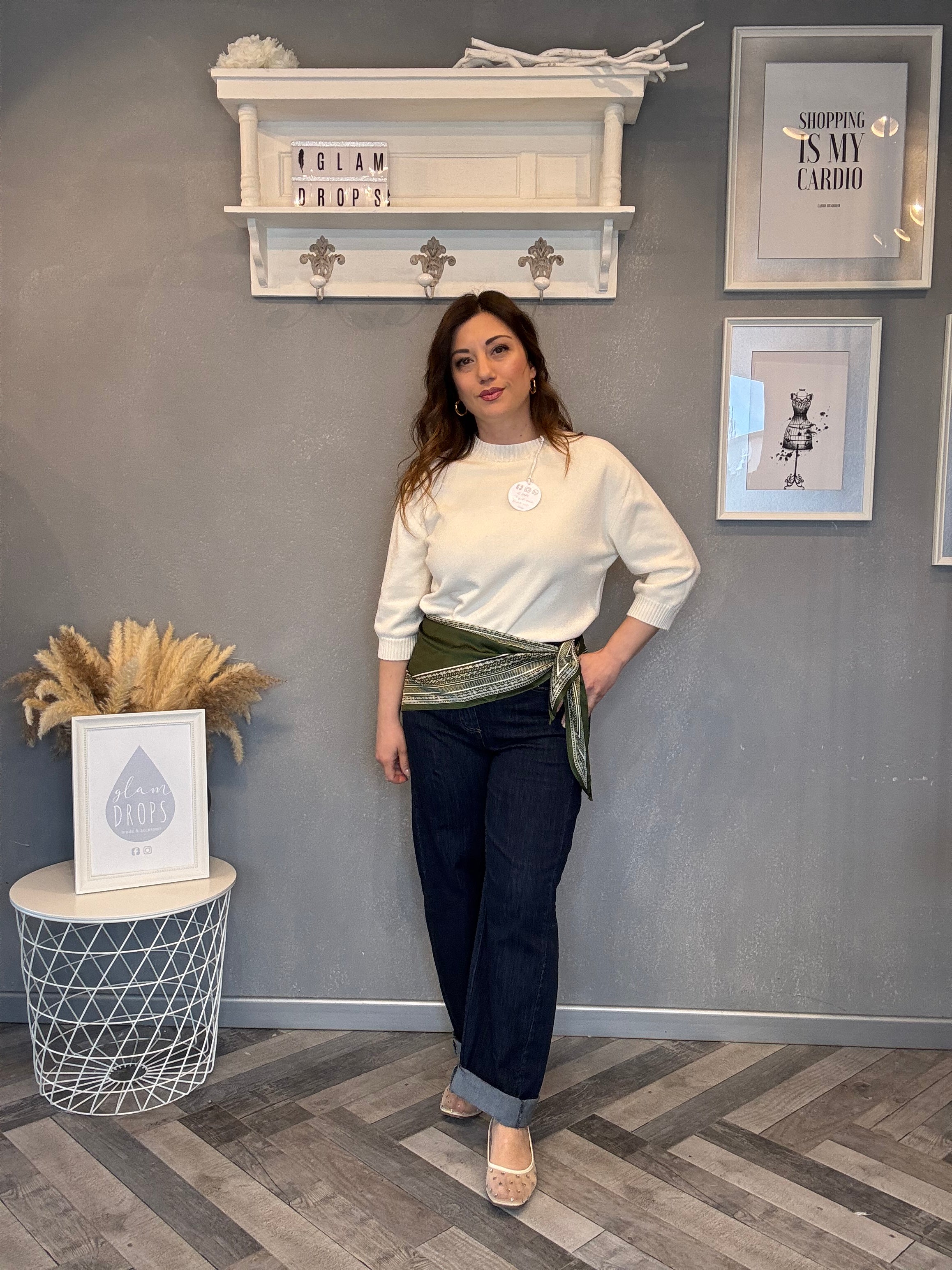 Jeans barrel soft denim
