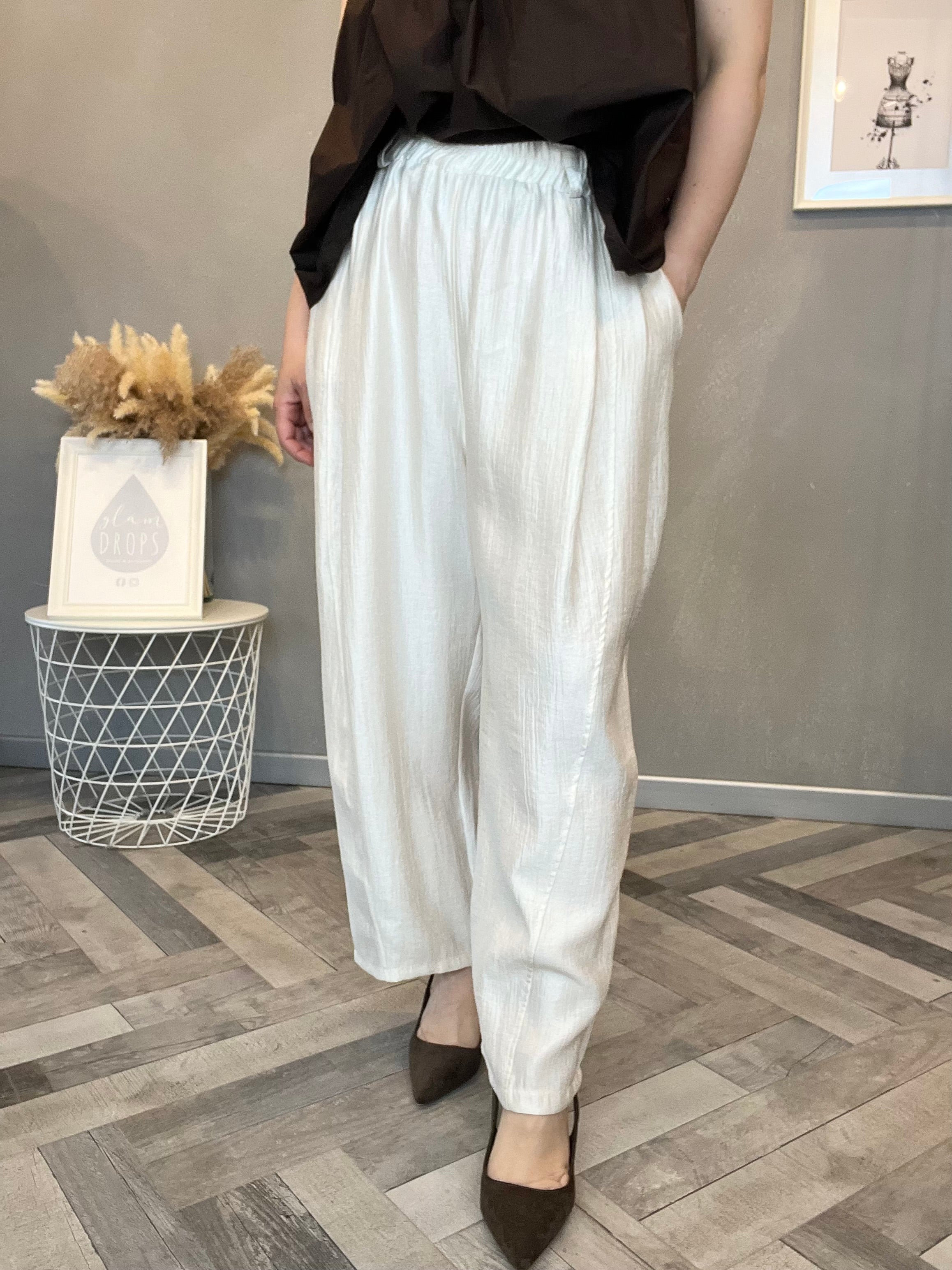 Pantalone Pearl panna