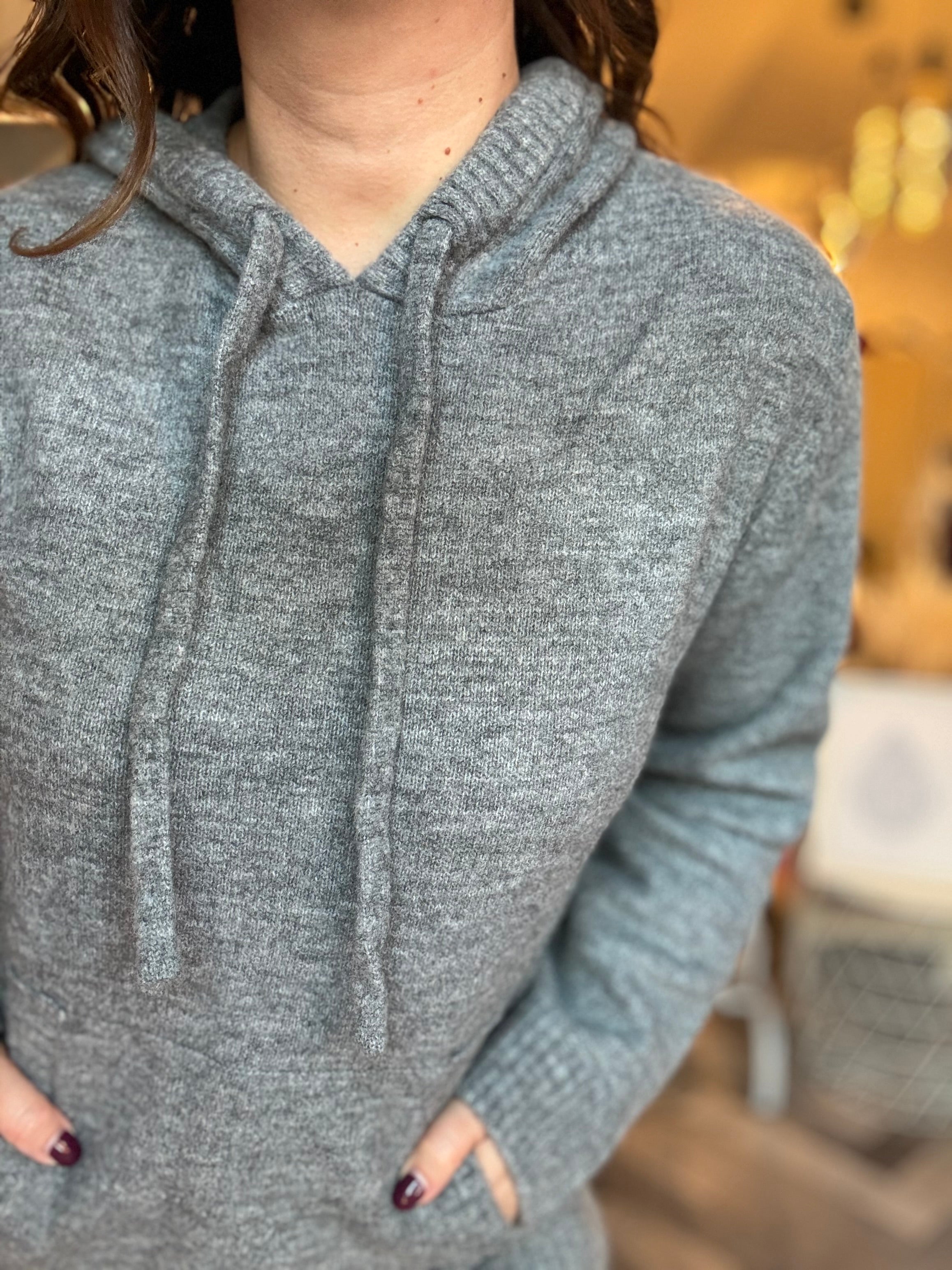 Lumina maglia felpa con cappuccio