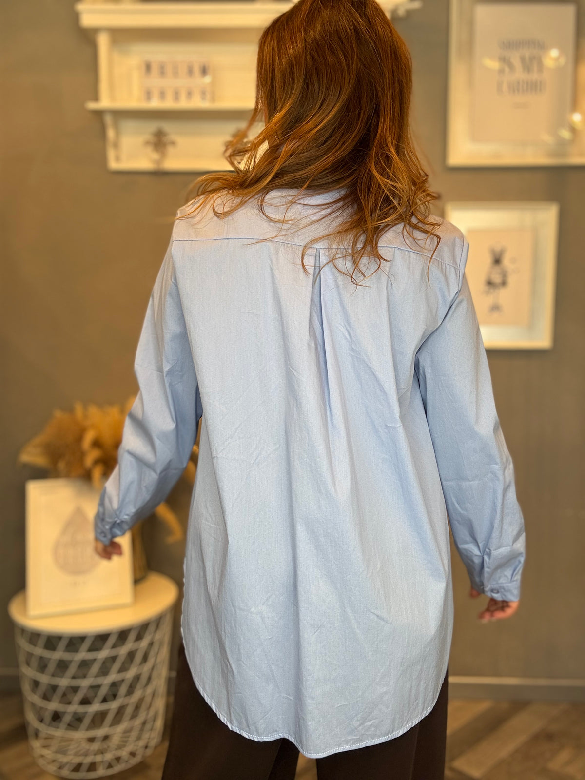 Camicia over Essential celeste