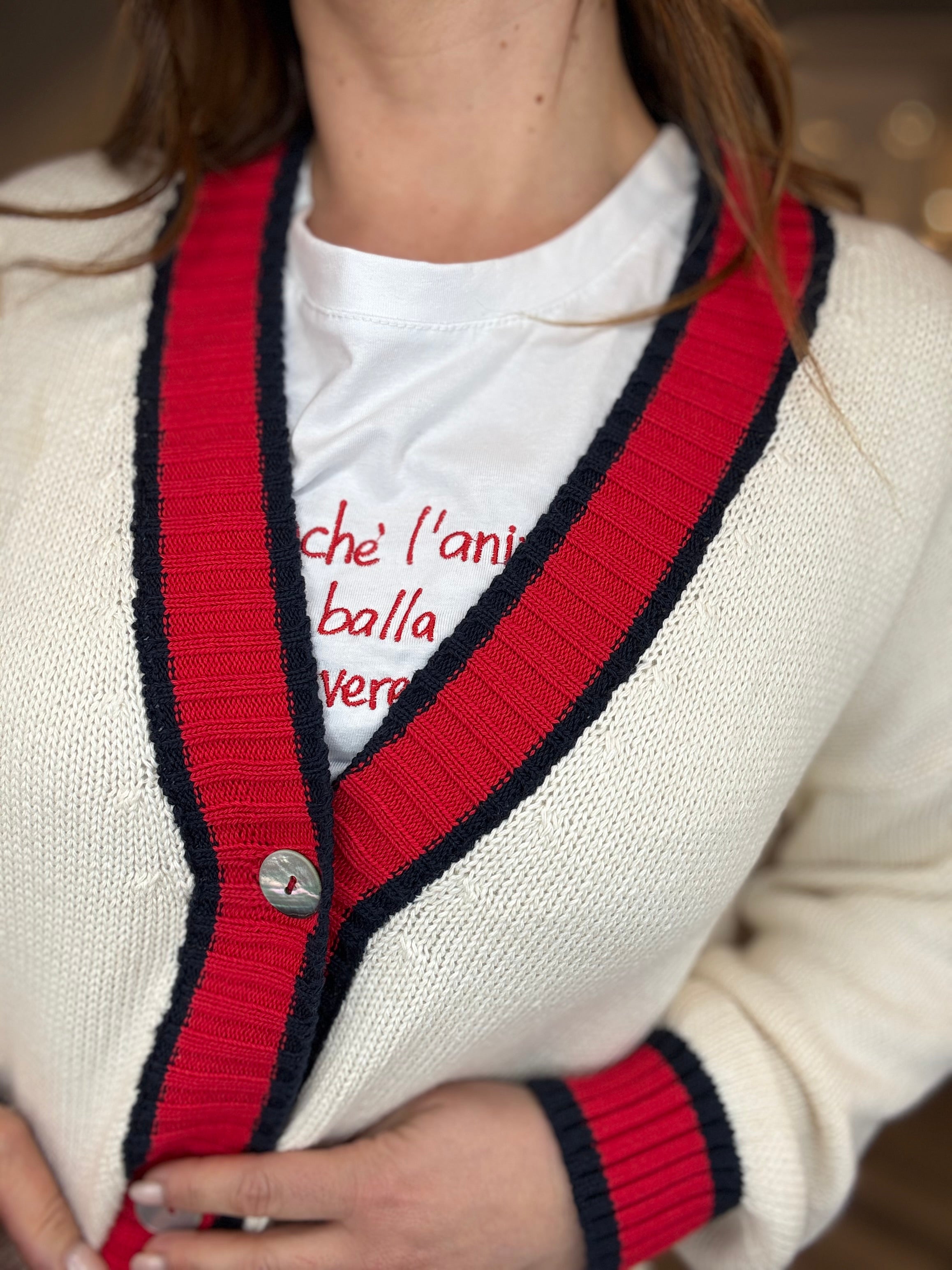T-shirt Finché l’anima balla rosso