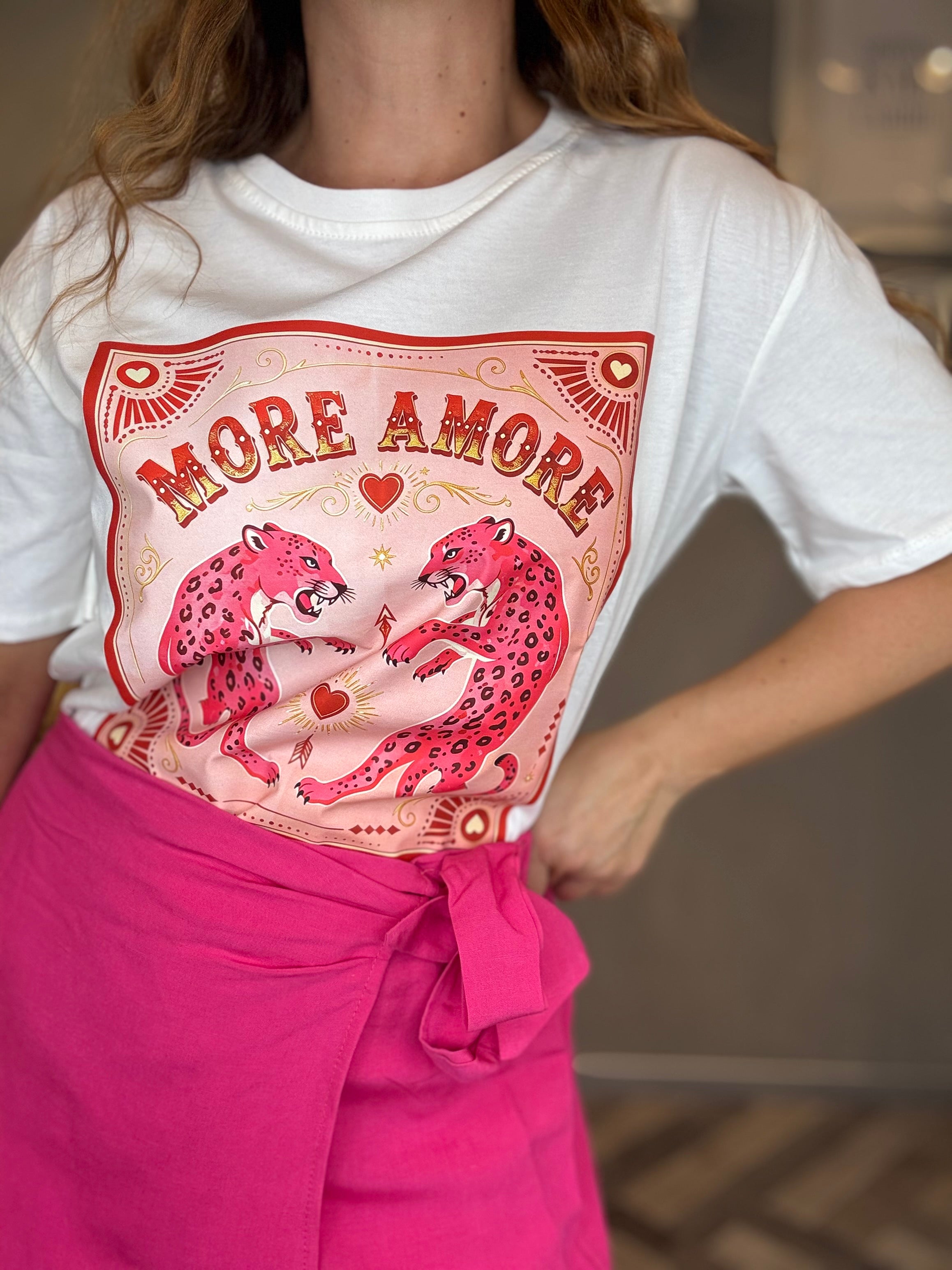 T-shirt Isla Bonita Leopardo fucsia