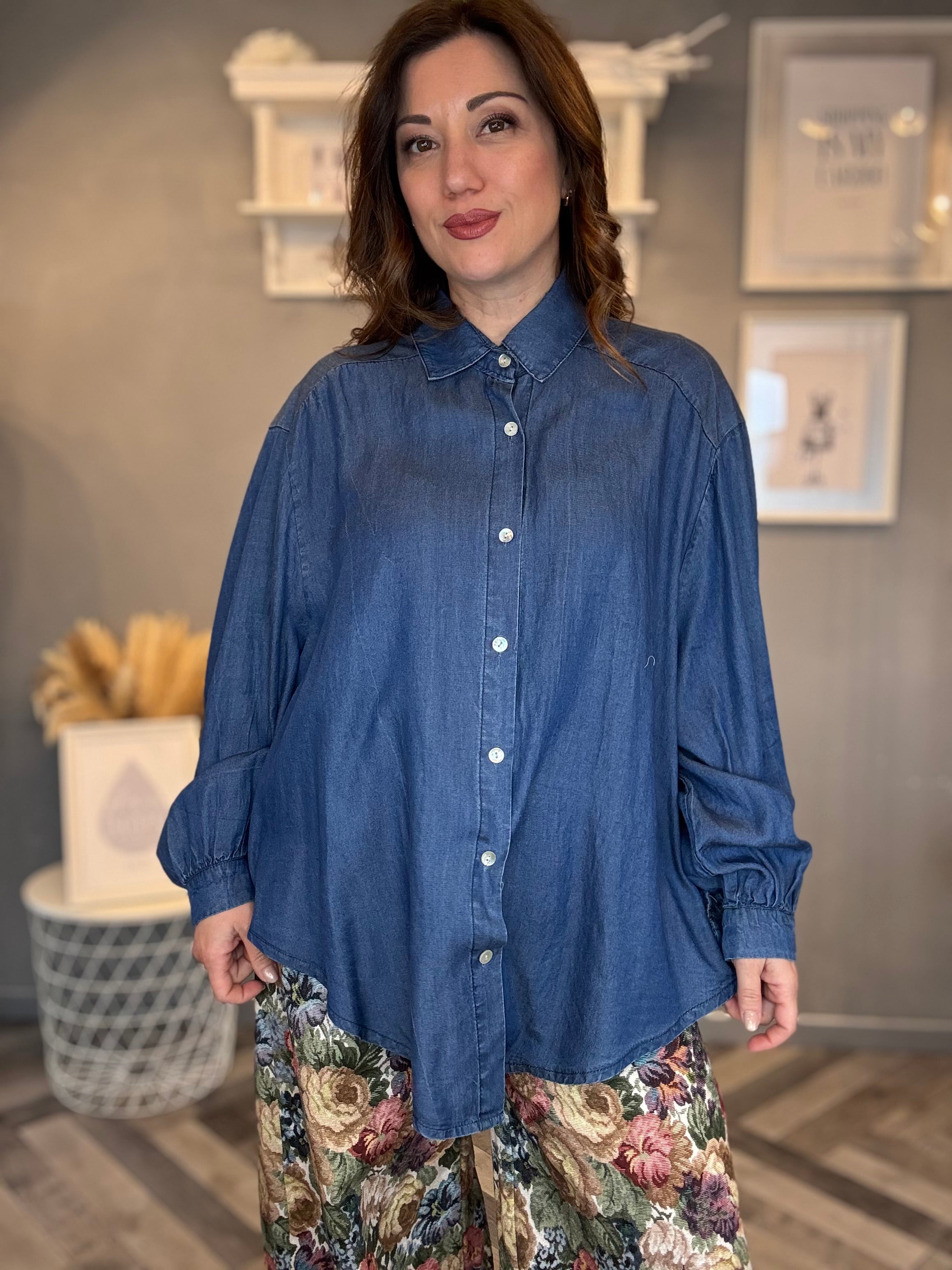 Camicia over denim soft