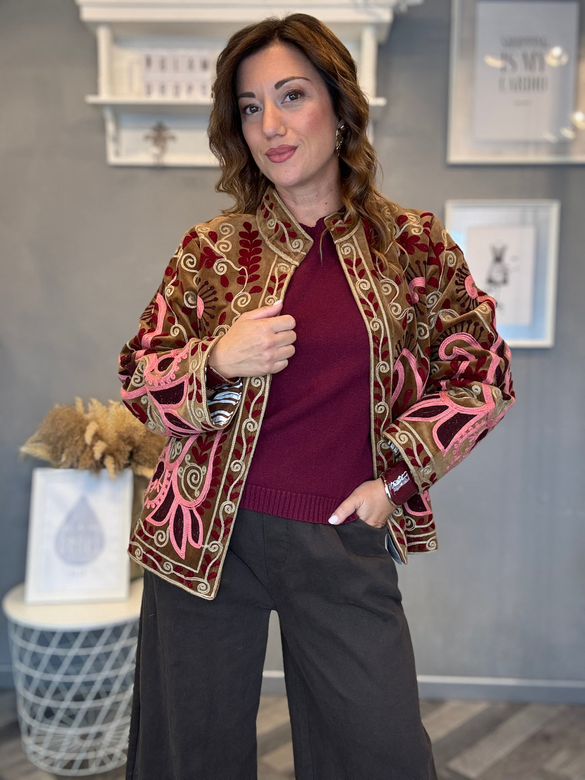 Maglioncino Essenza bordeaux