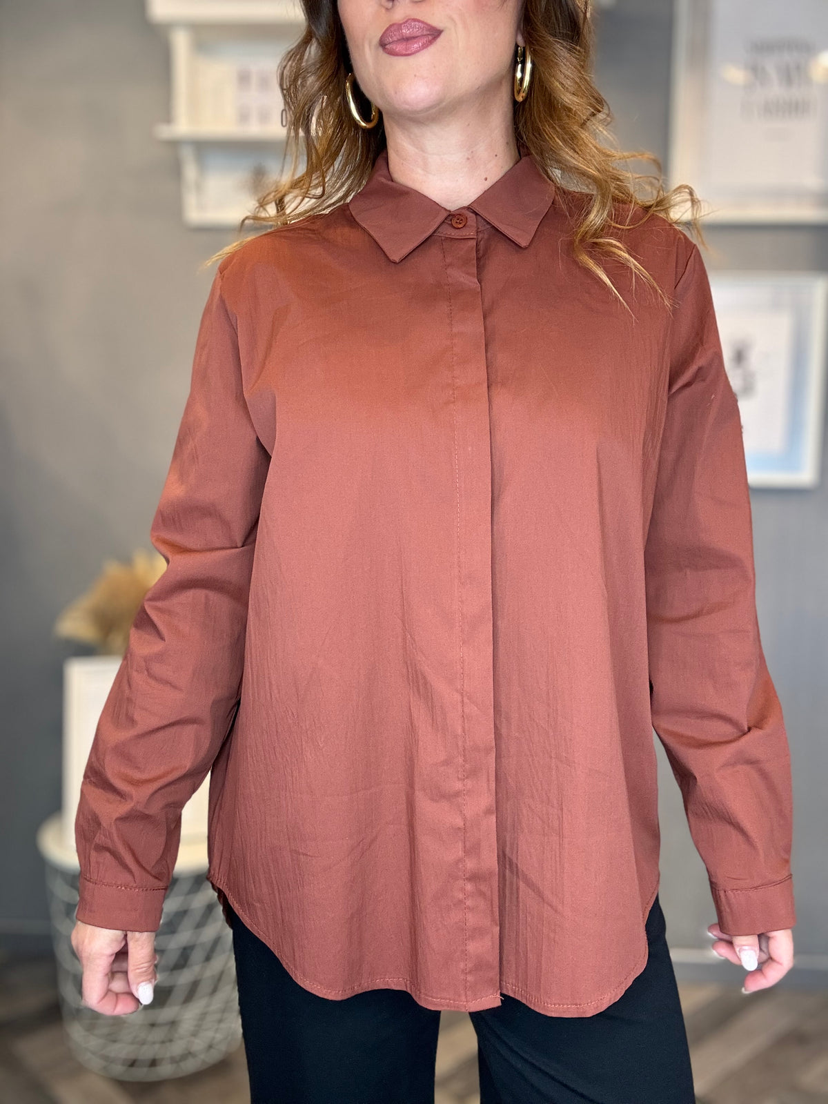 Camicia over Essential blush