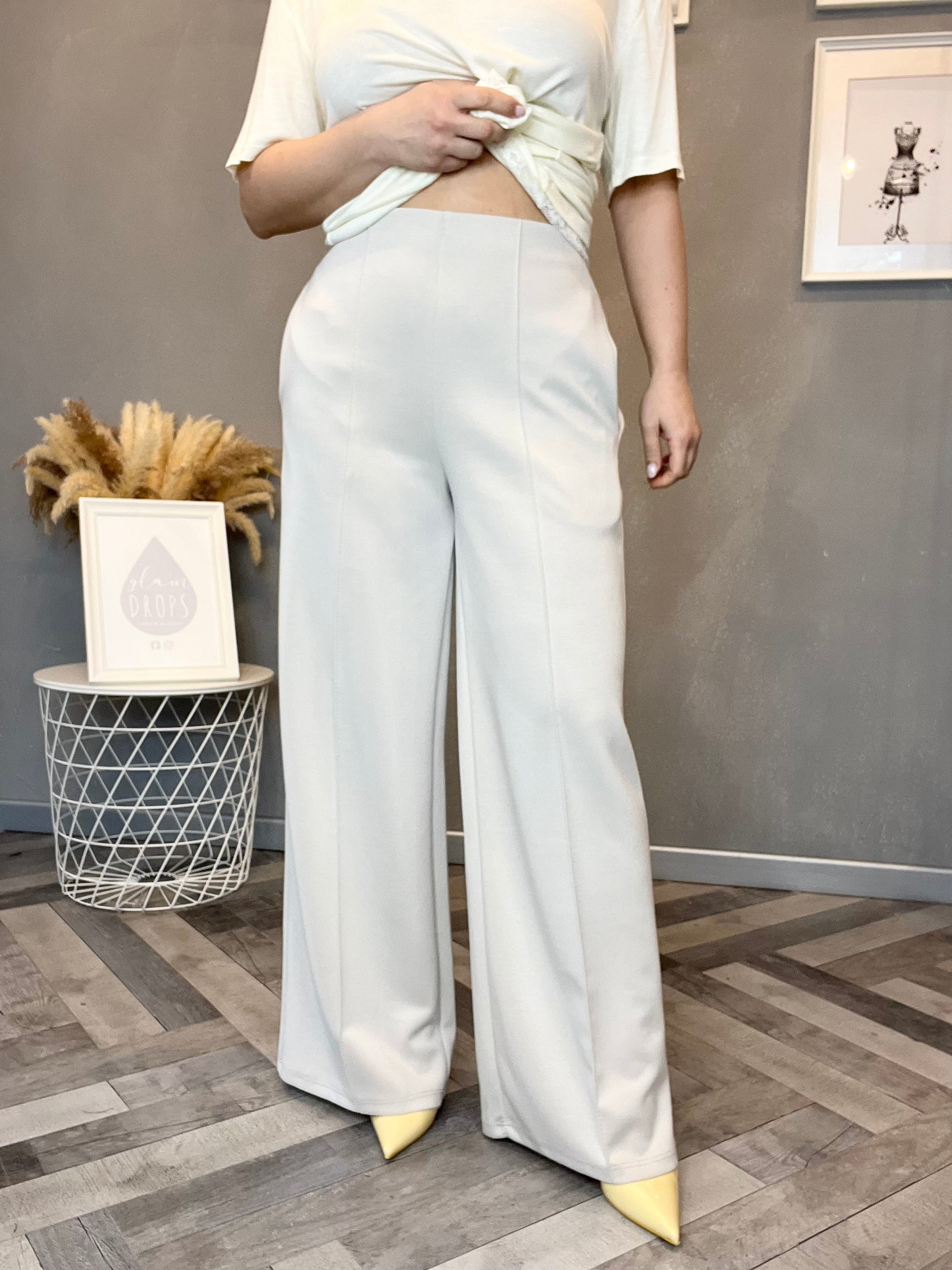 Pantalone palazzo punto Milano sabbia