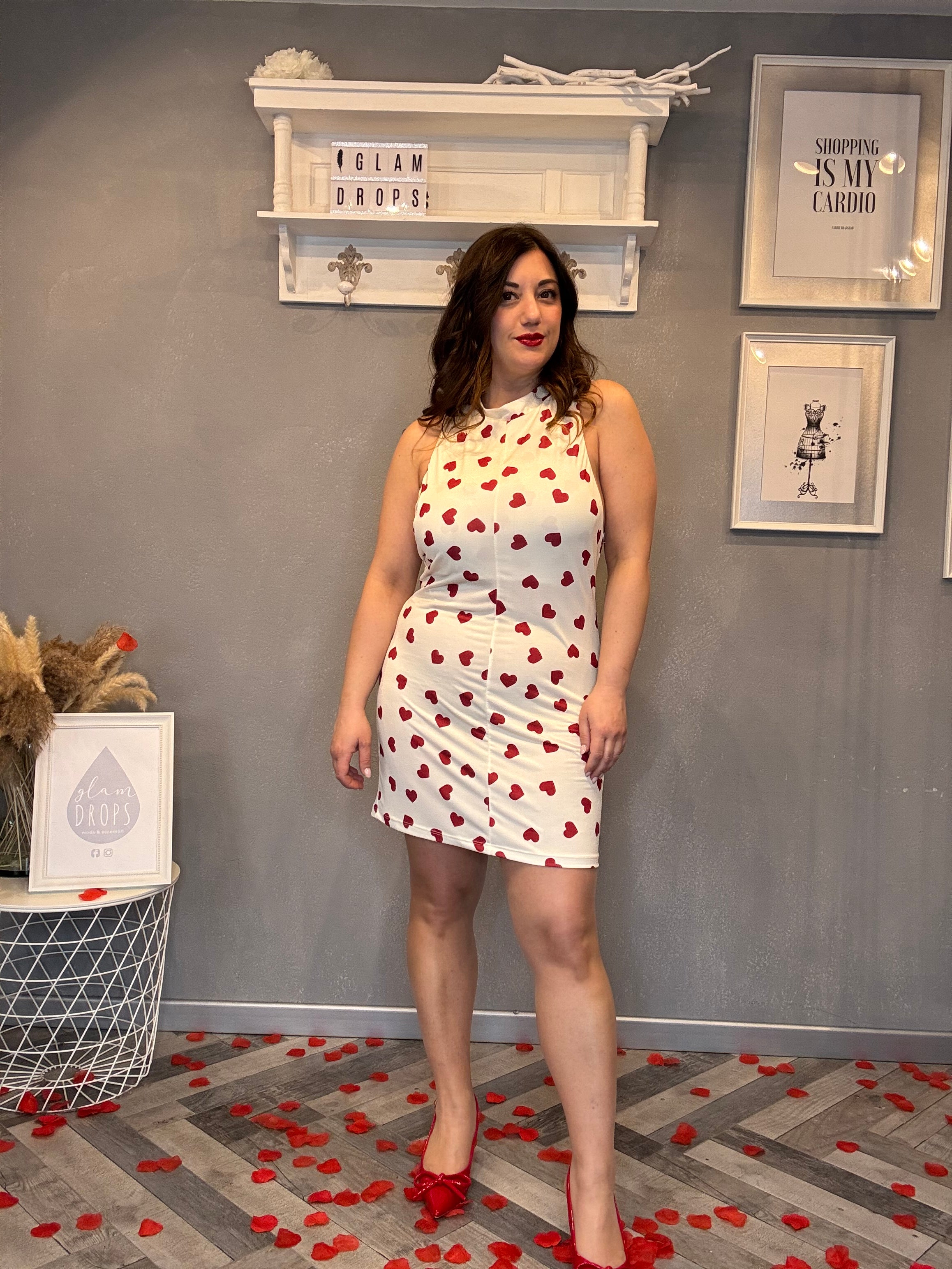 Lumina abito cuori San Valentino