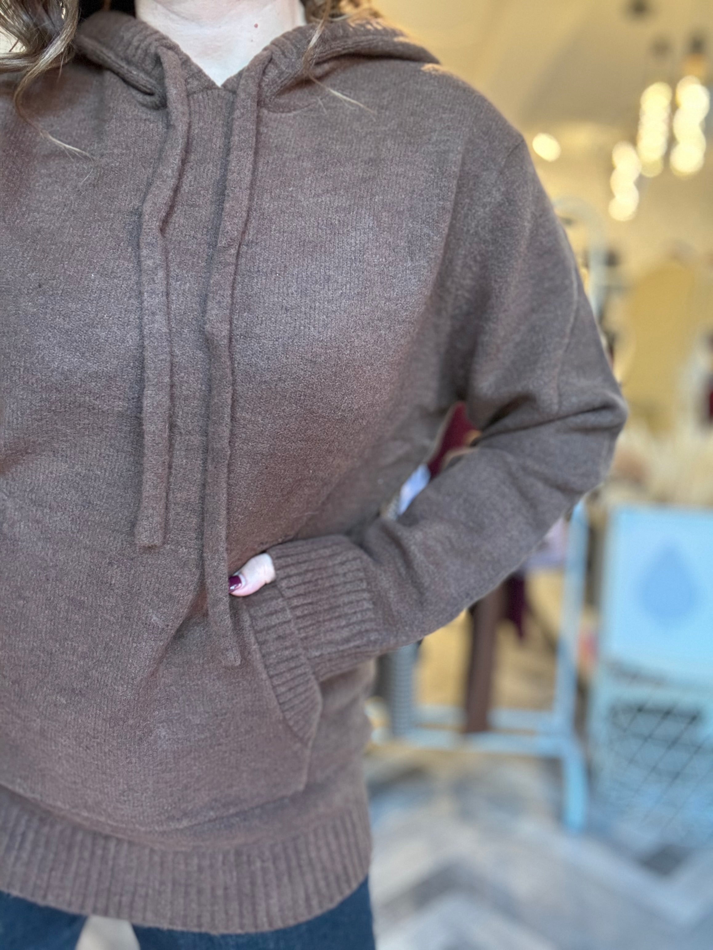 Lumina maglia felpa con cappuccio