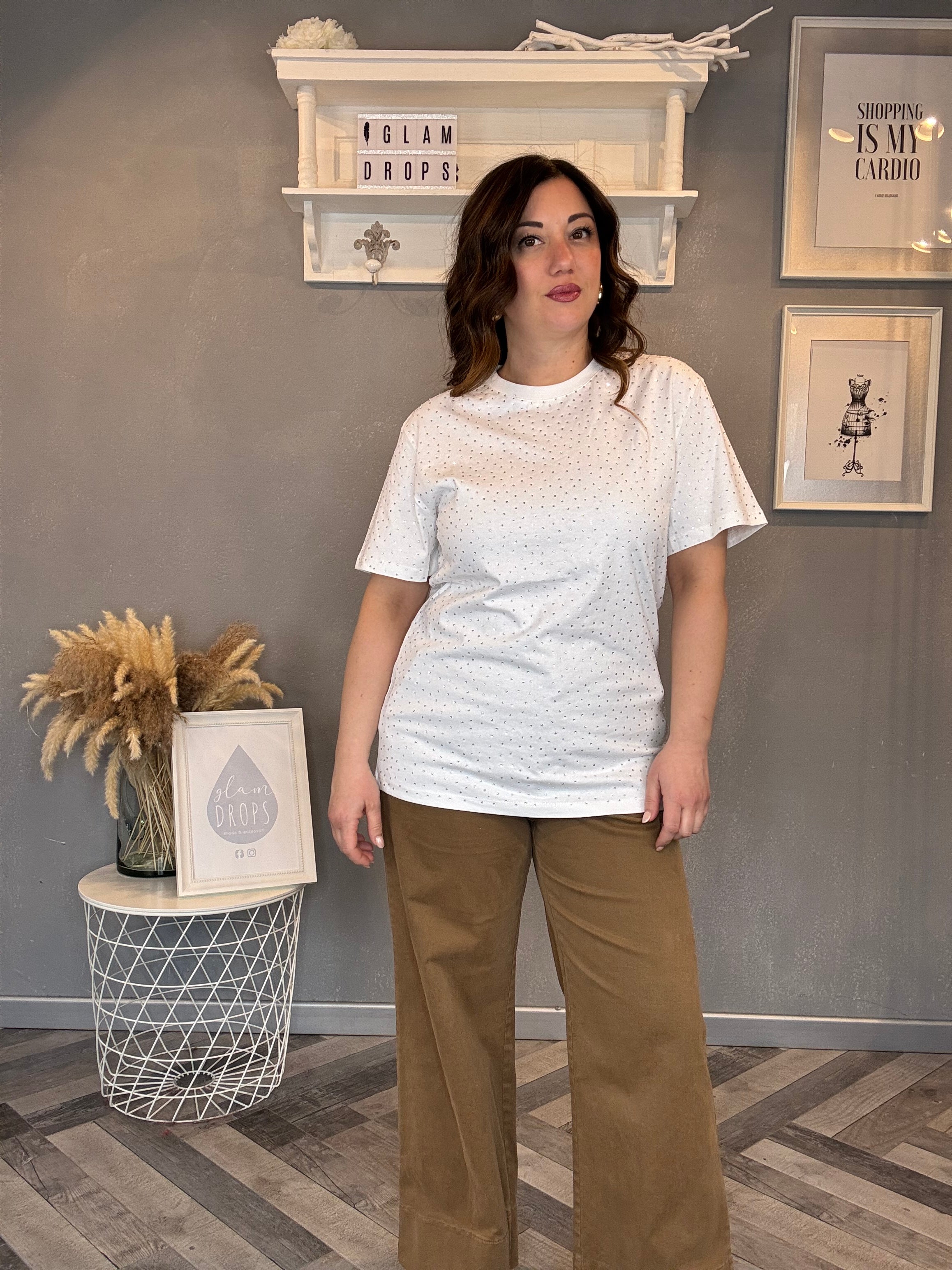 Lumina t-shirt strass