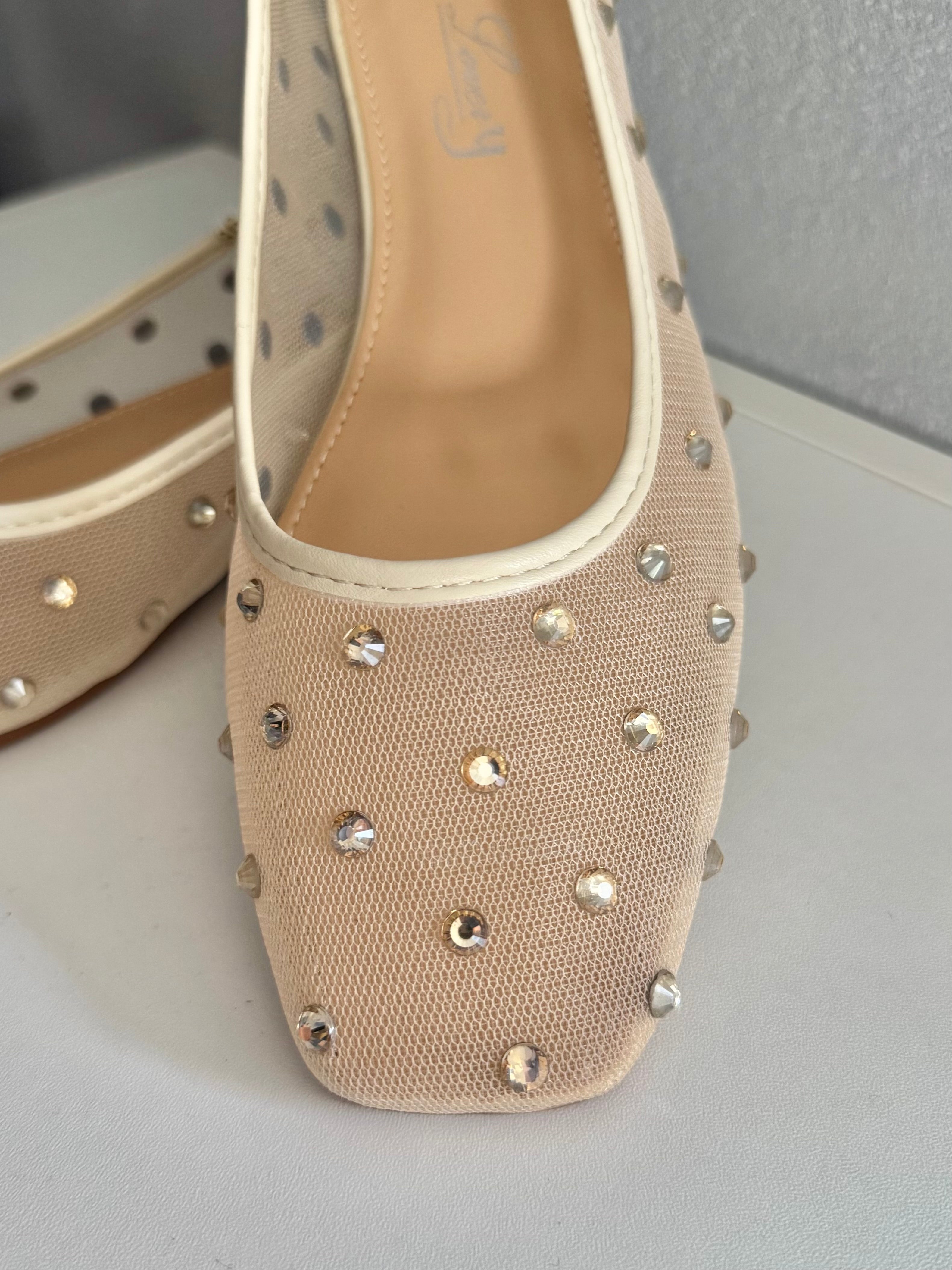 Ballerine con strass