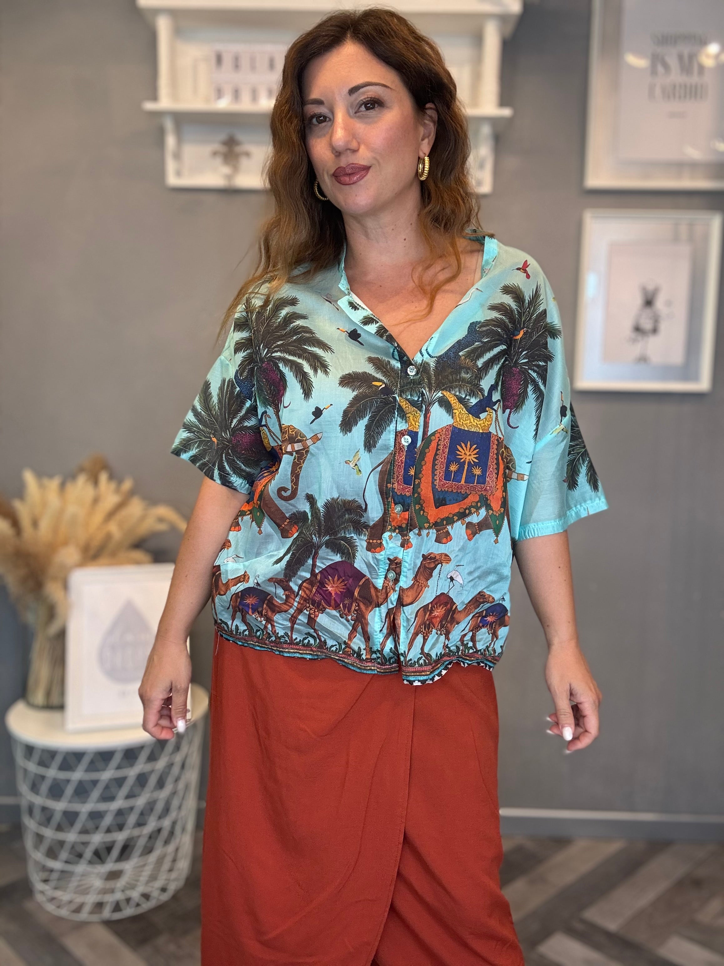 Camicia Isla Bonita Elefanti