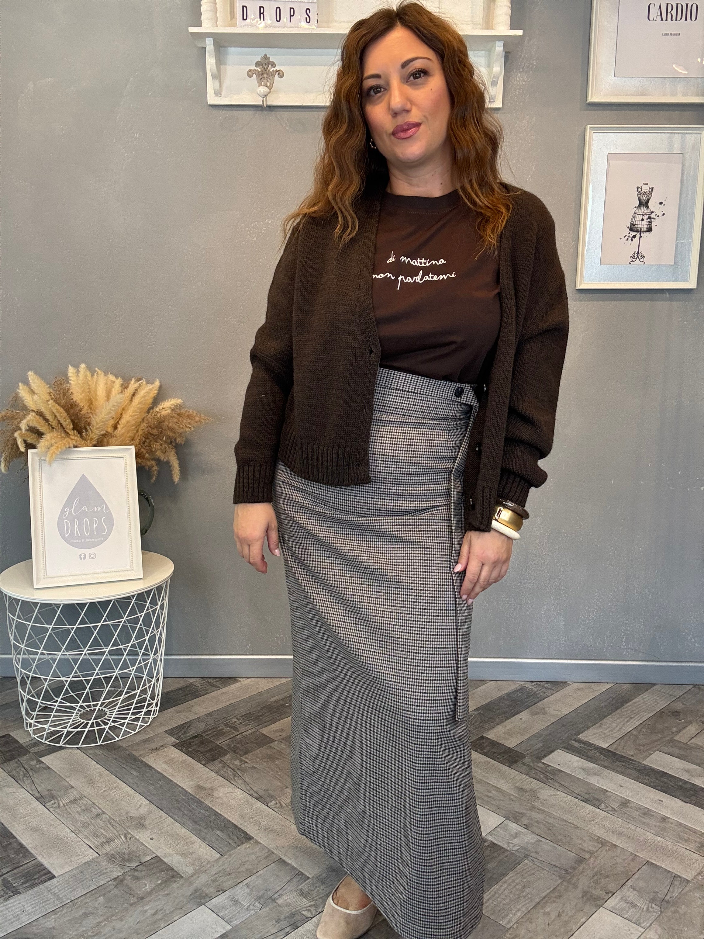 Cardigan a 3 bottoni