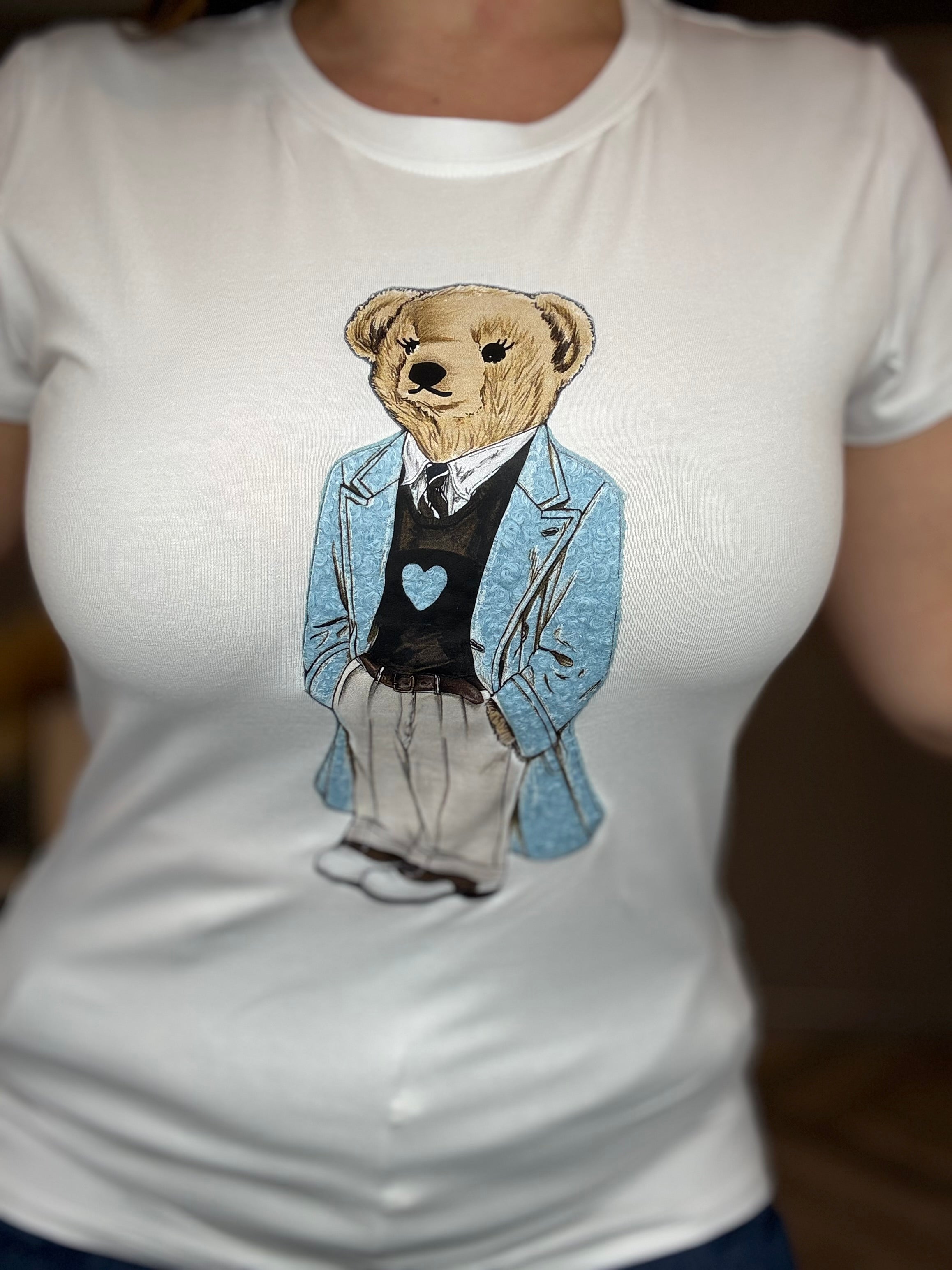 T-shirt basic orsetto