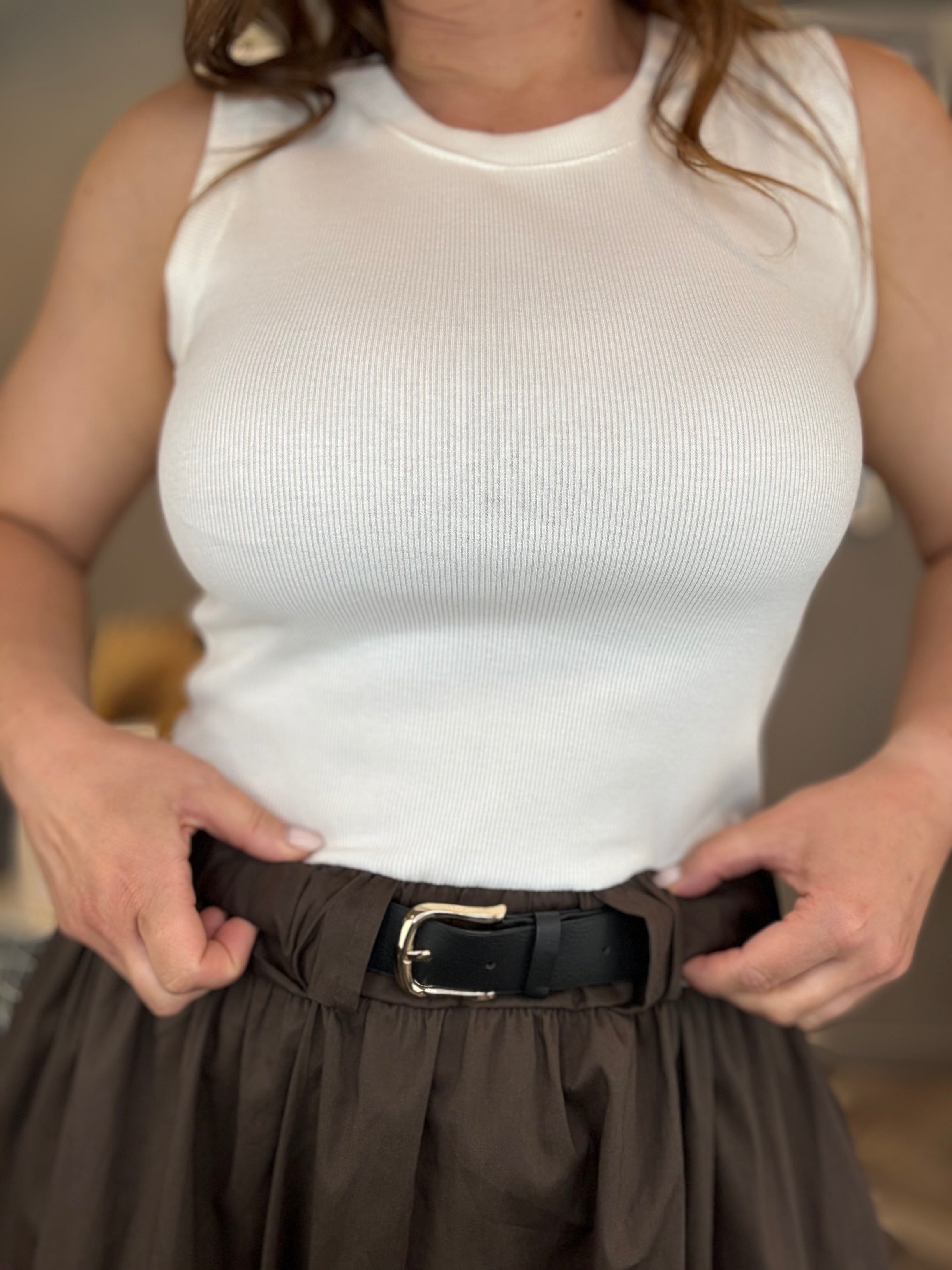 Abito midi Choco belt