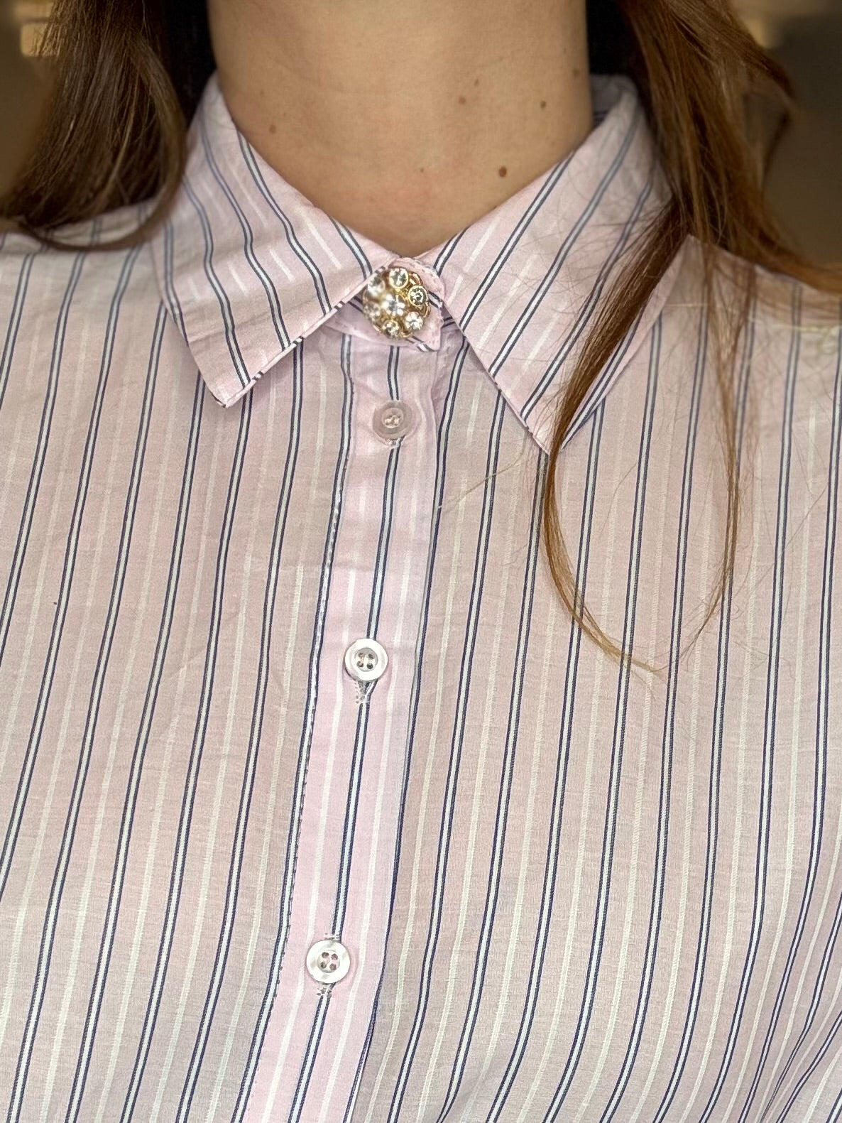 Clip gioiello oro da bottone