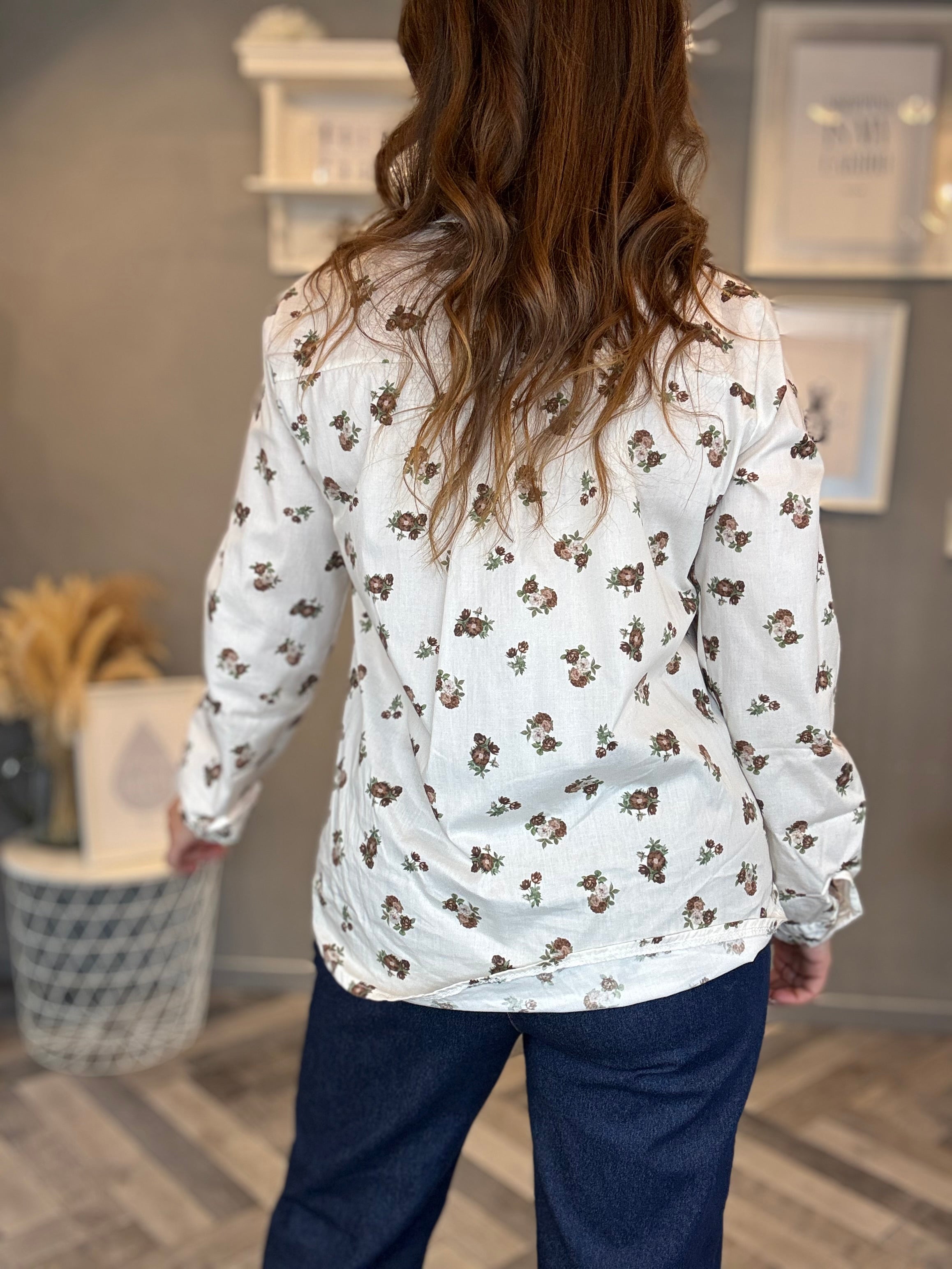 Camicia fiori vintage
