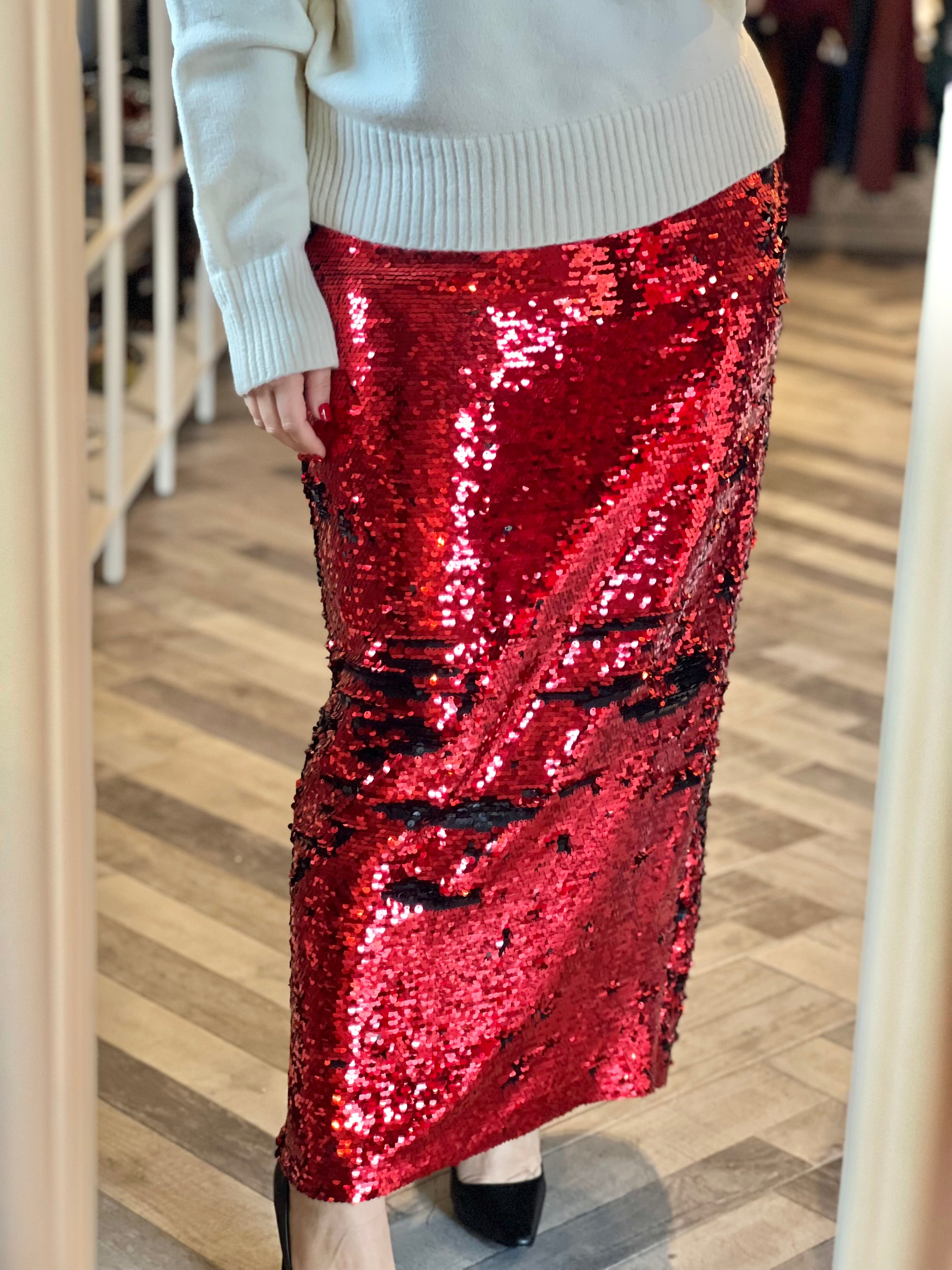 Lumina longuette paillettes reverse