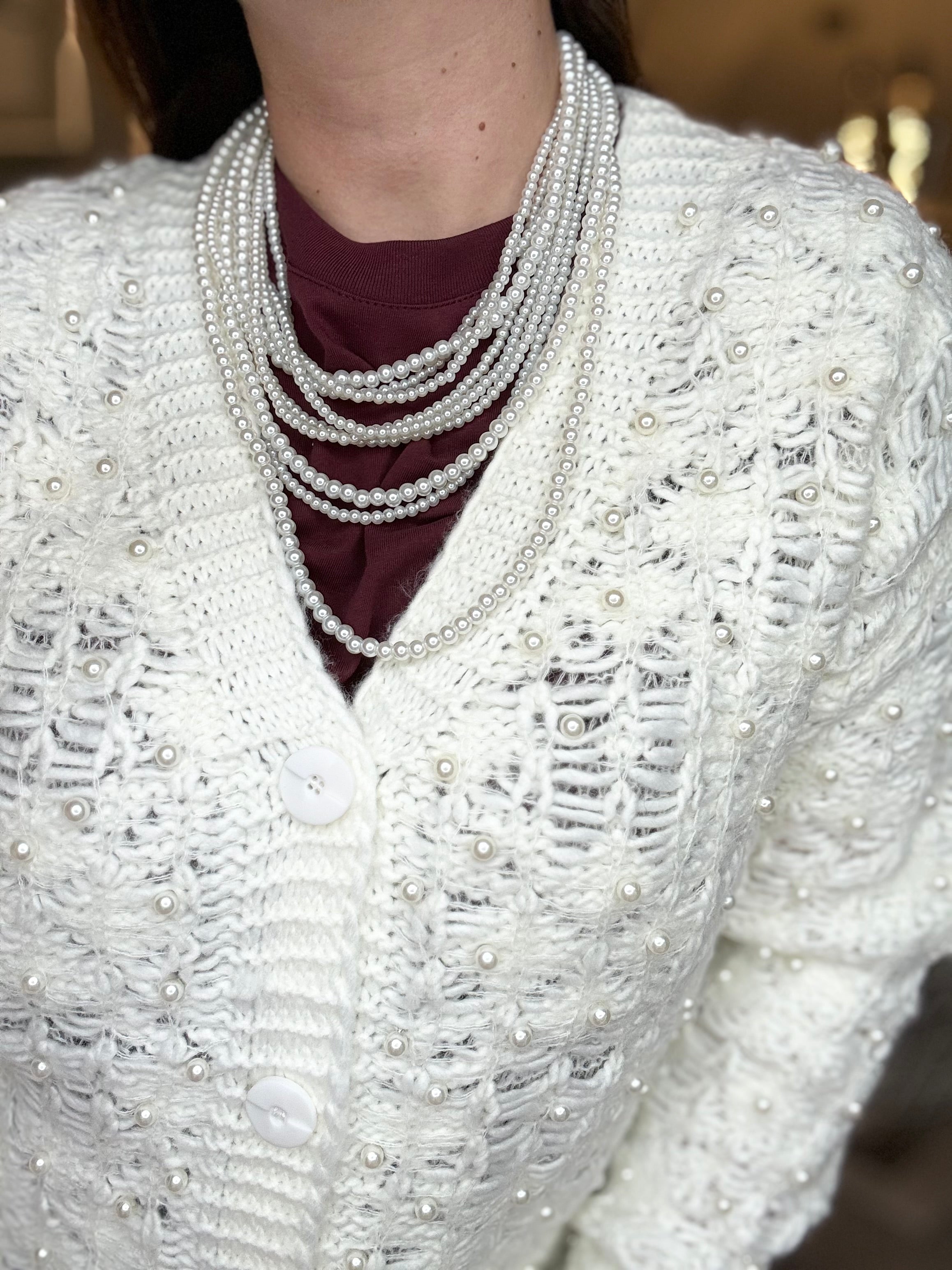 Collana multifilo perle