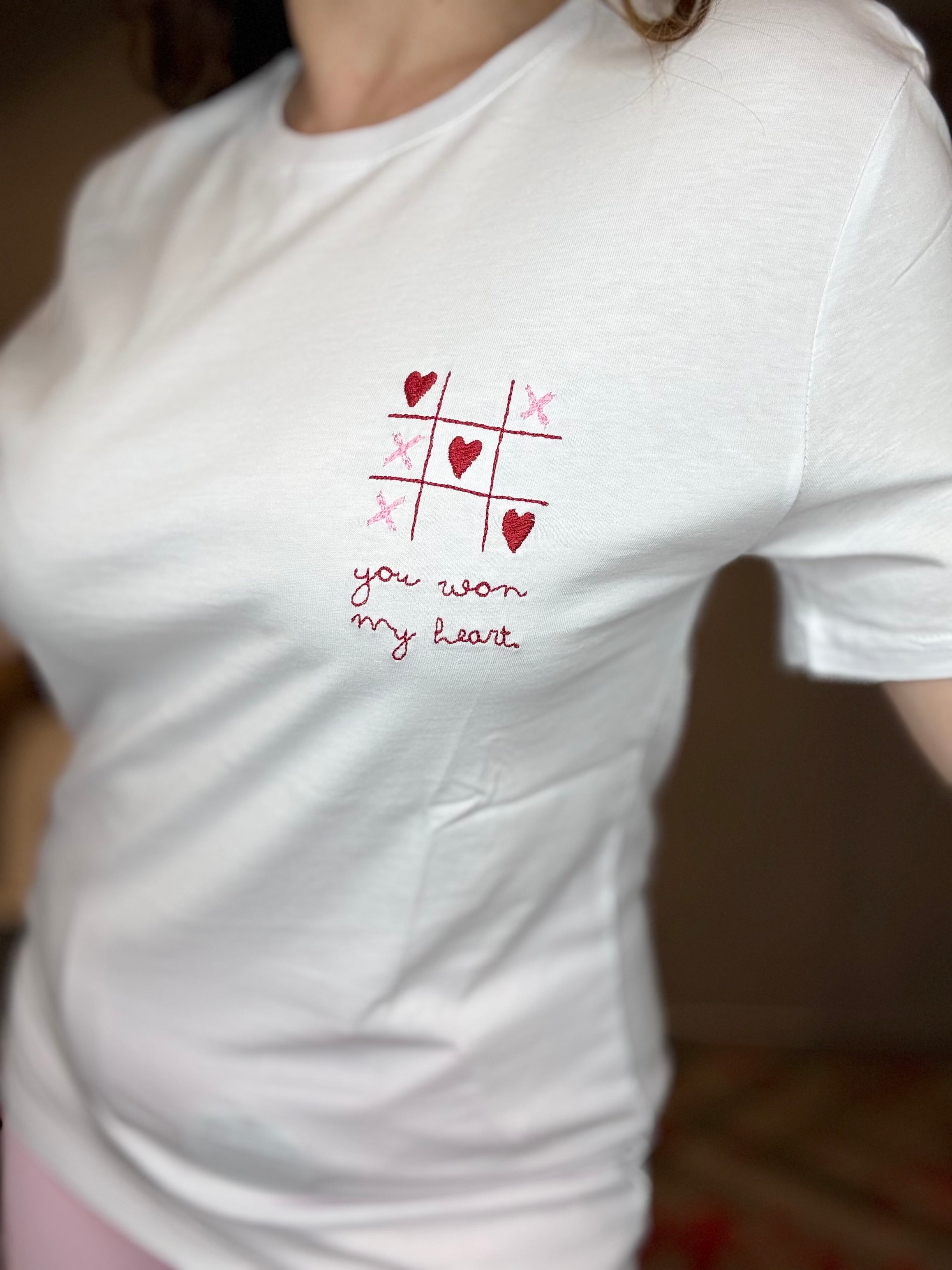 Lumina t-shirt San Valentino You Won My heart
