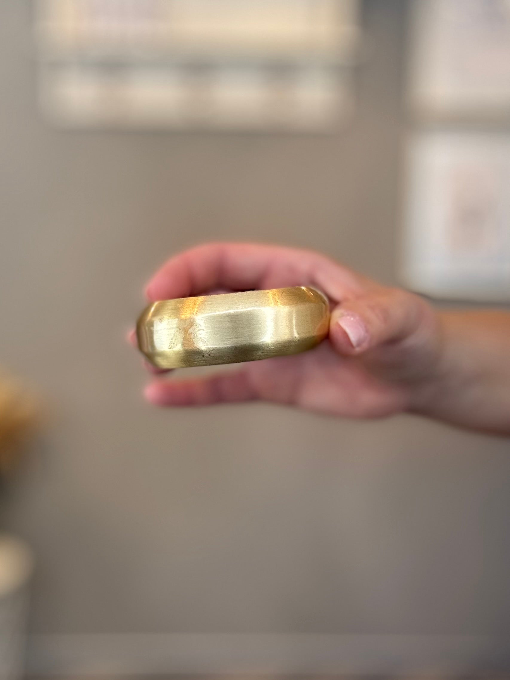 Bracciale oro satinato