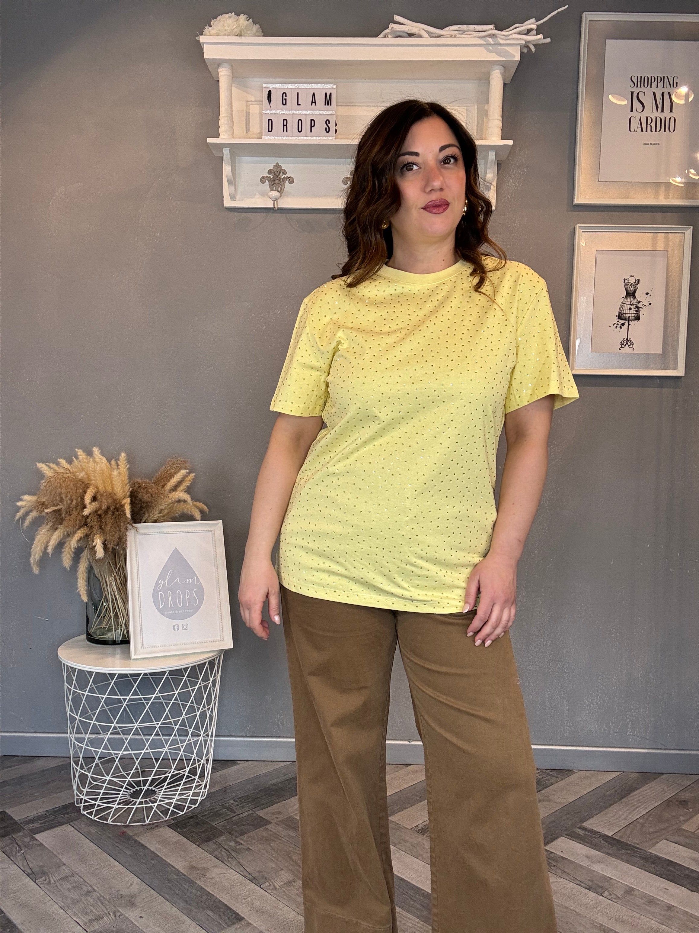 Lumina t-shirt strass