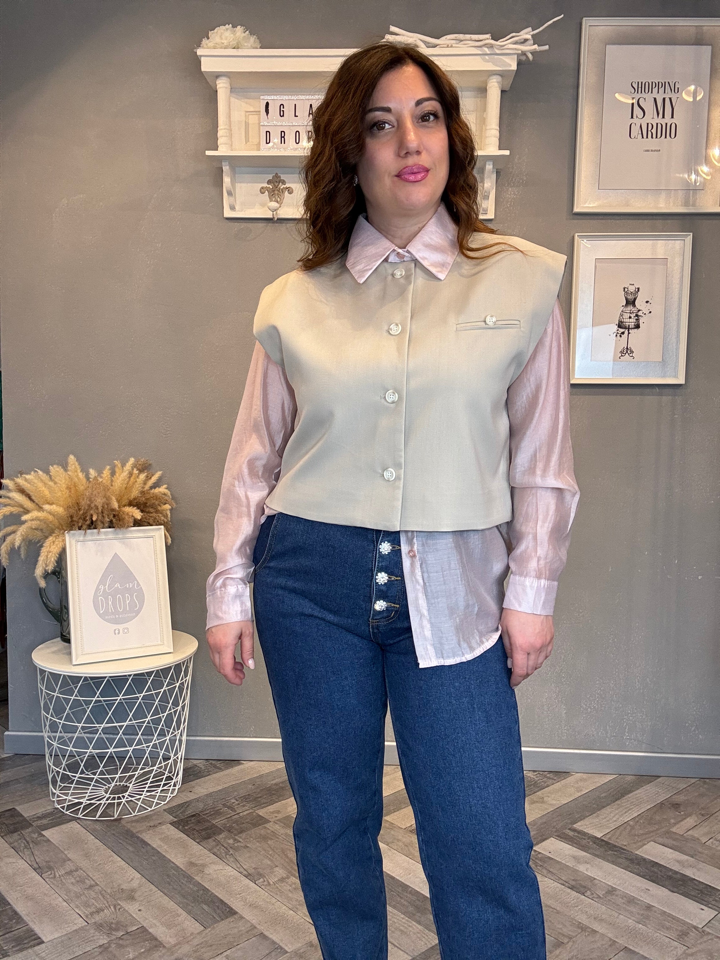 Camicia in tencel