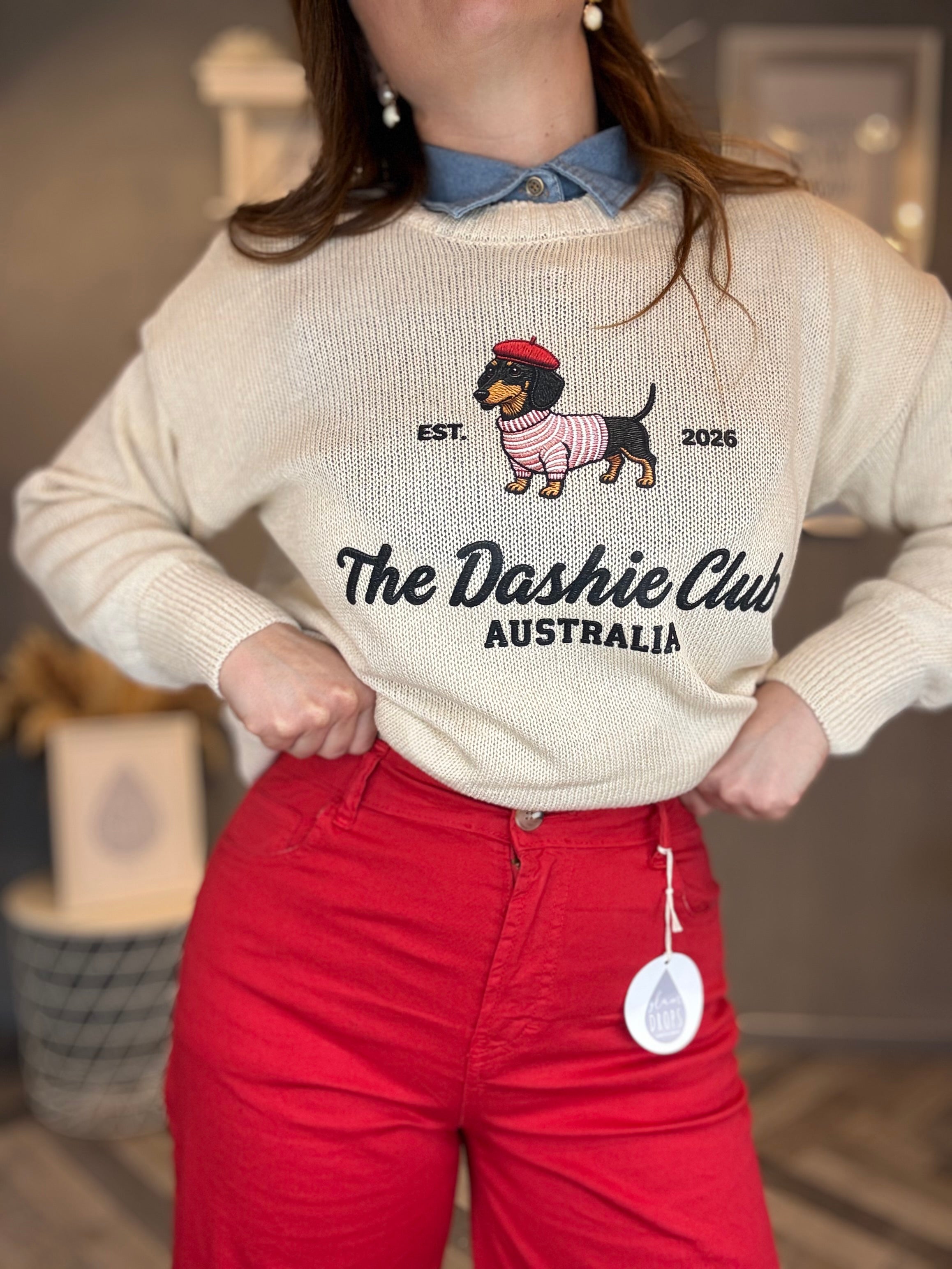 Pantalone wide leg rosso