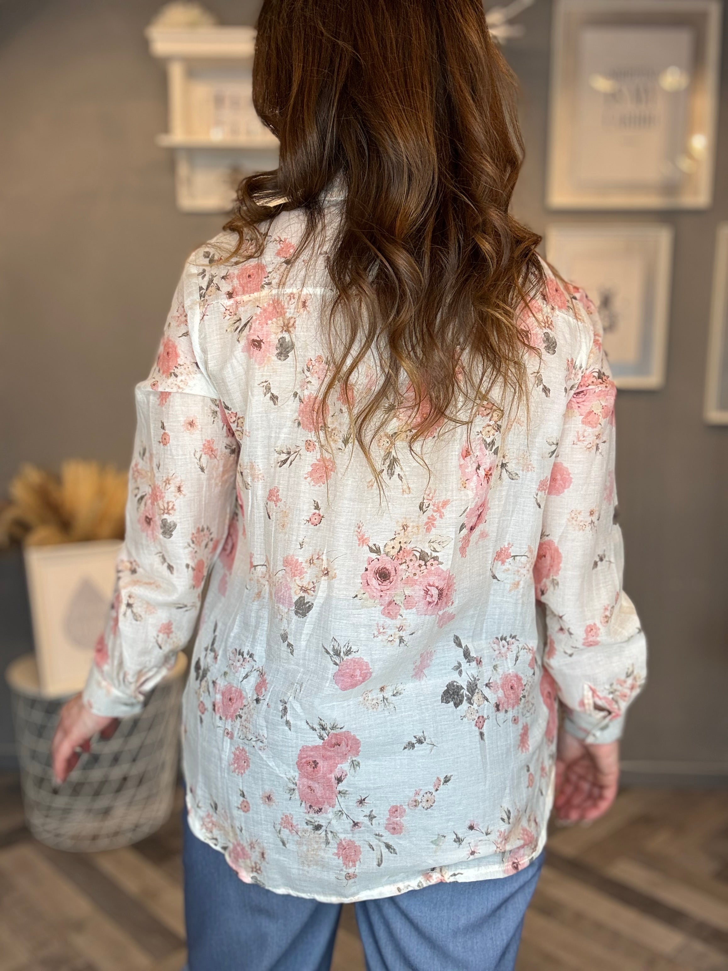 Camicia Bloom rosa