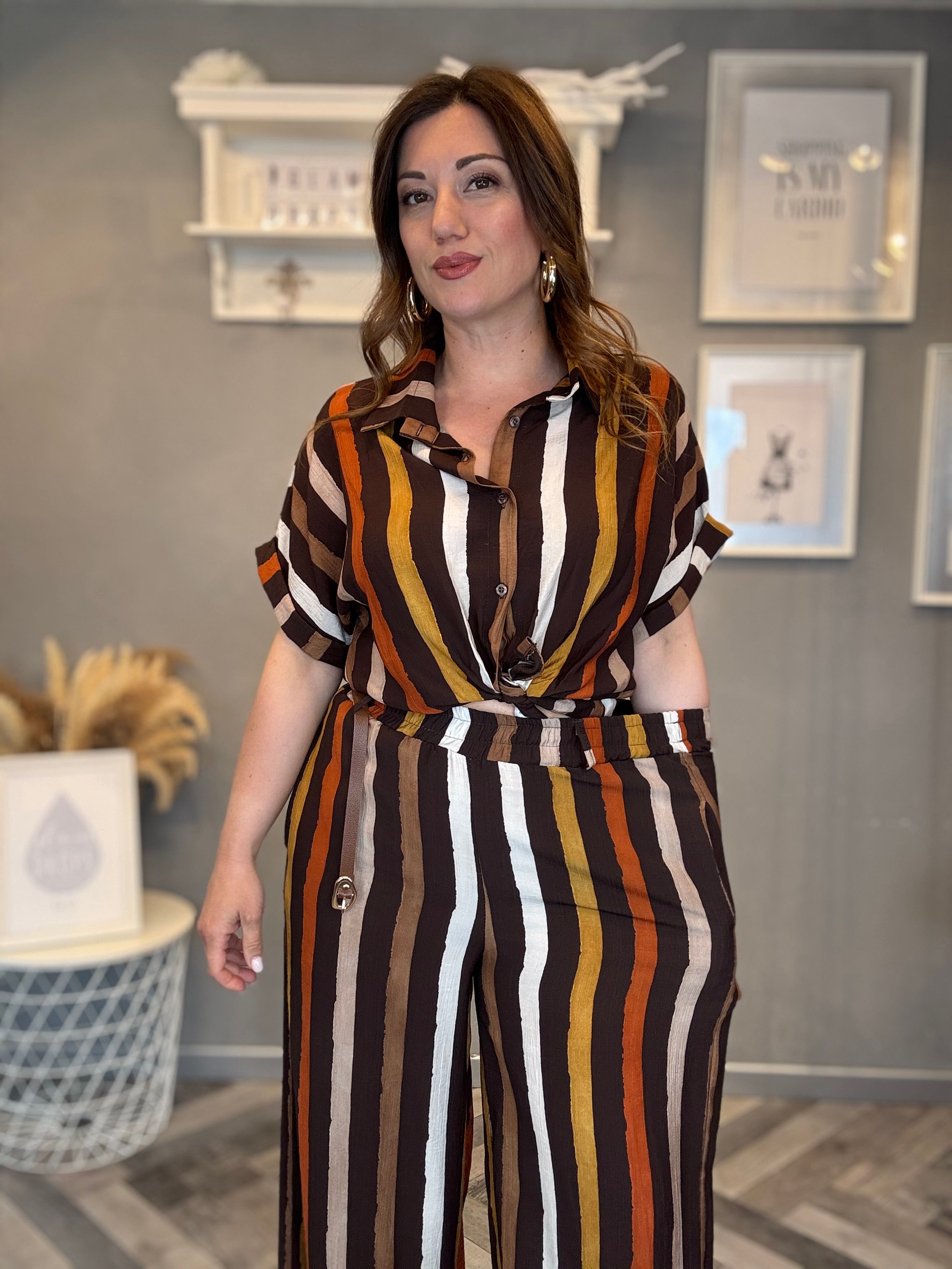 Coordinato righe Choco Sunset