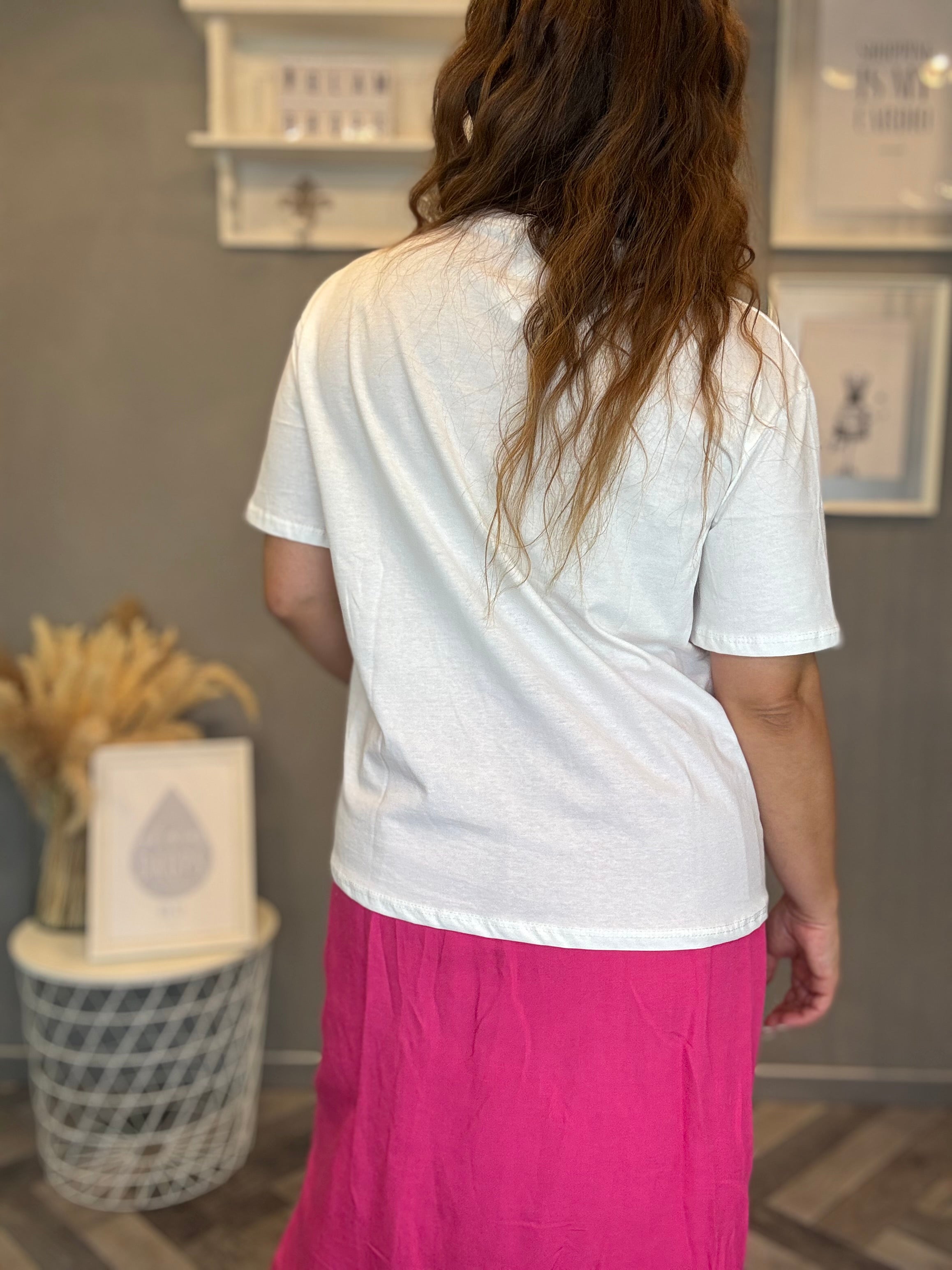T-shirt Isla Bonita Leopardo fucsia