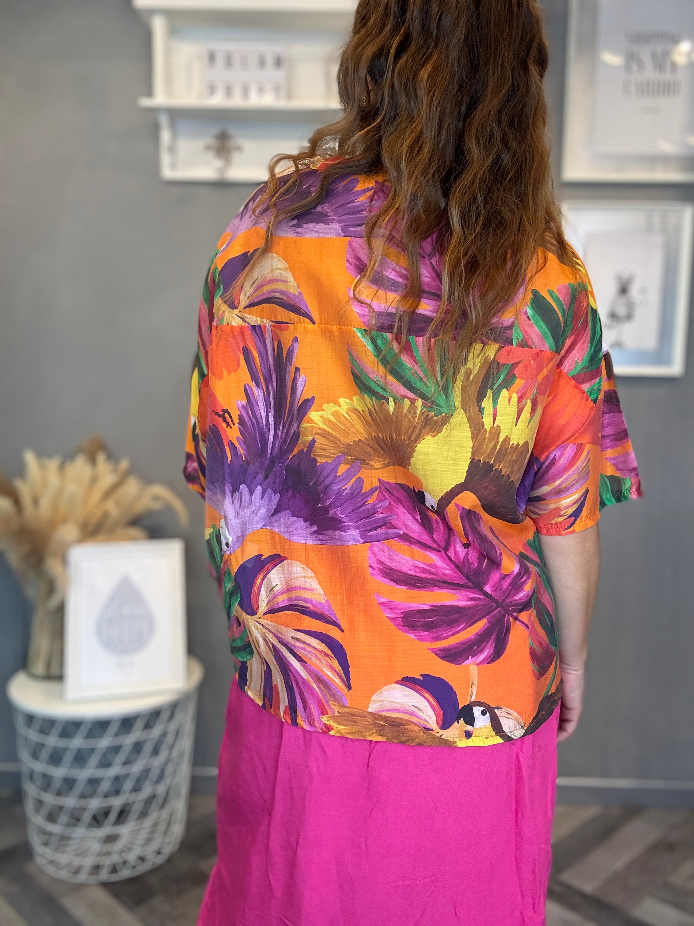 Camicia Isla Bonita Pappagalli
