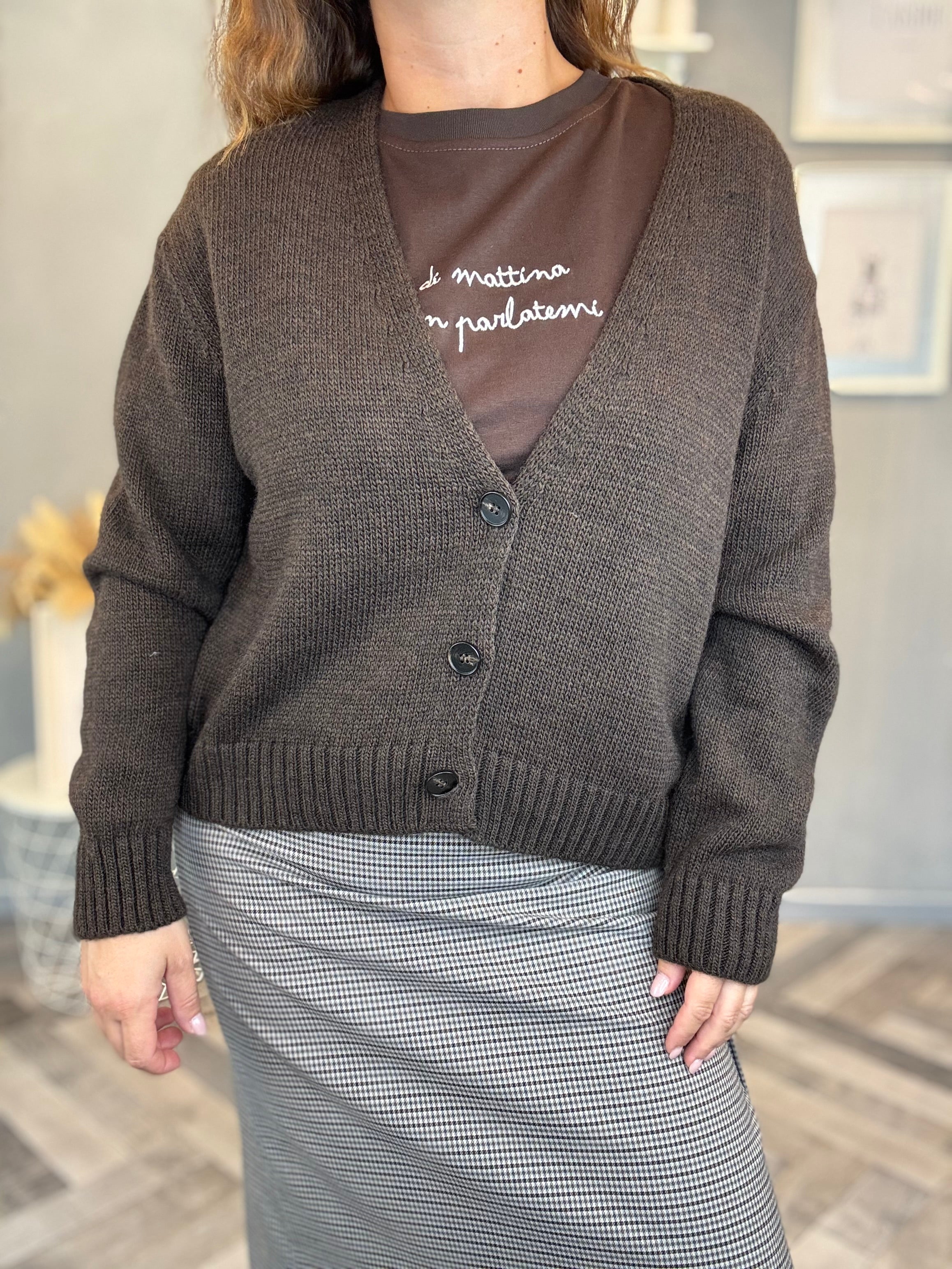 Cardigan a 3 bottoni