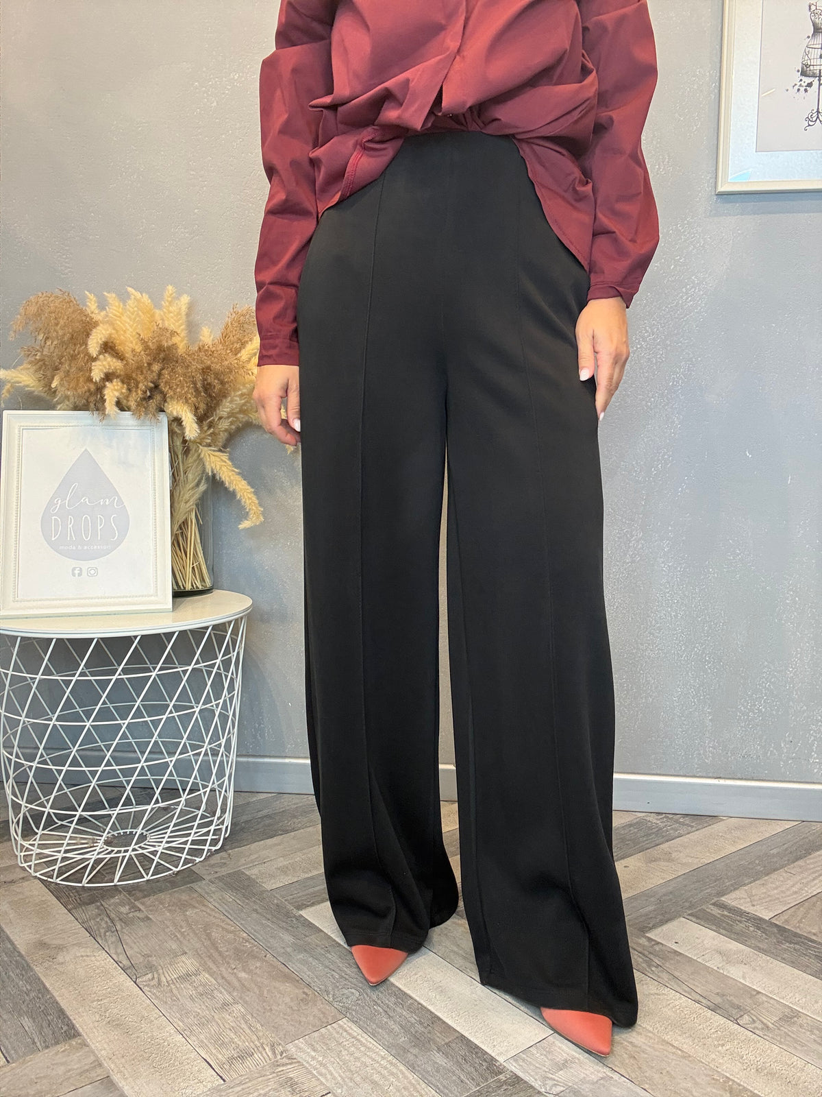 Pantalone palazzo Linea nero