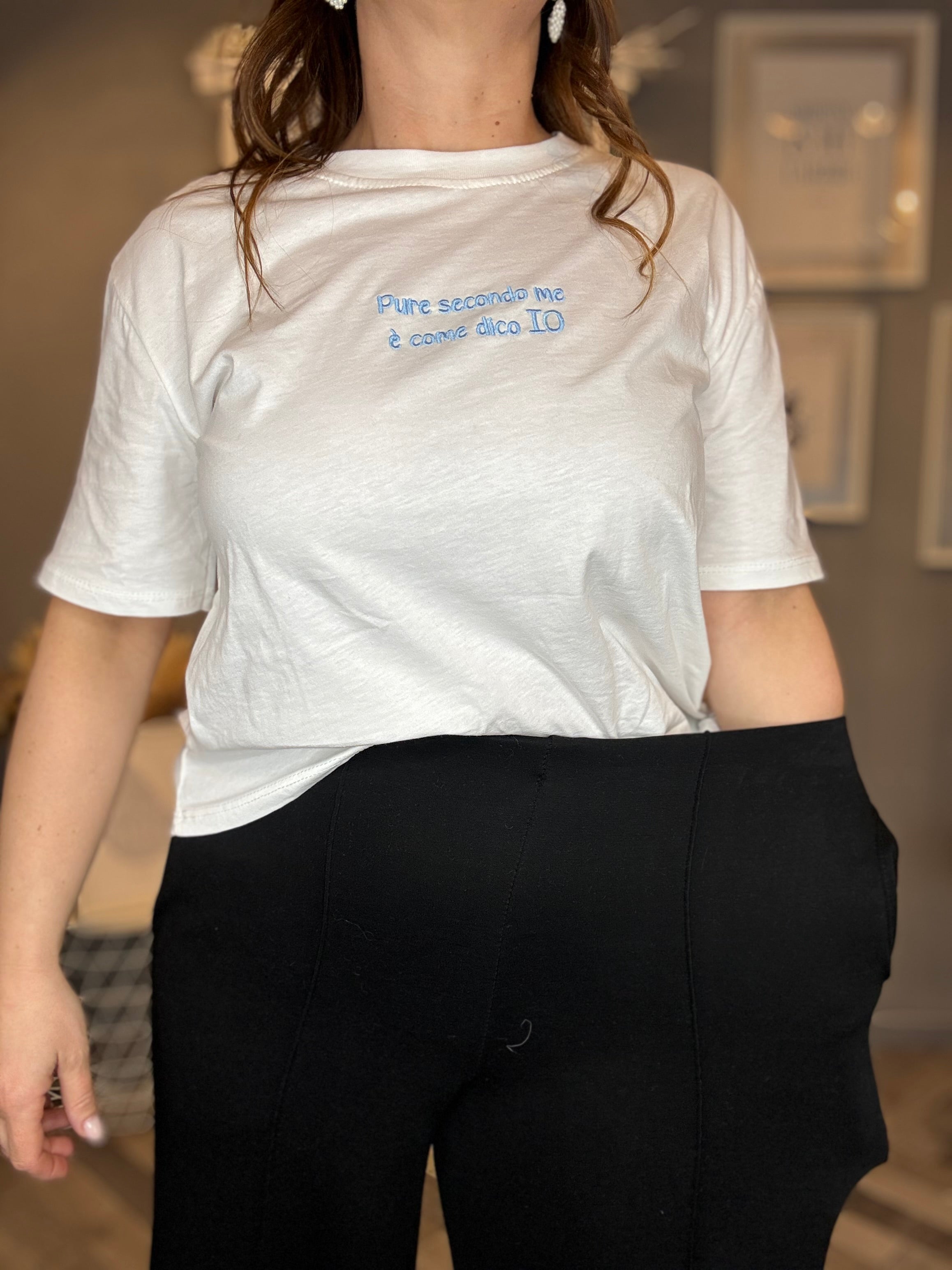 Pantalone palazzo punto Milano nero