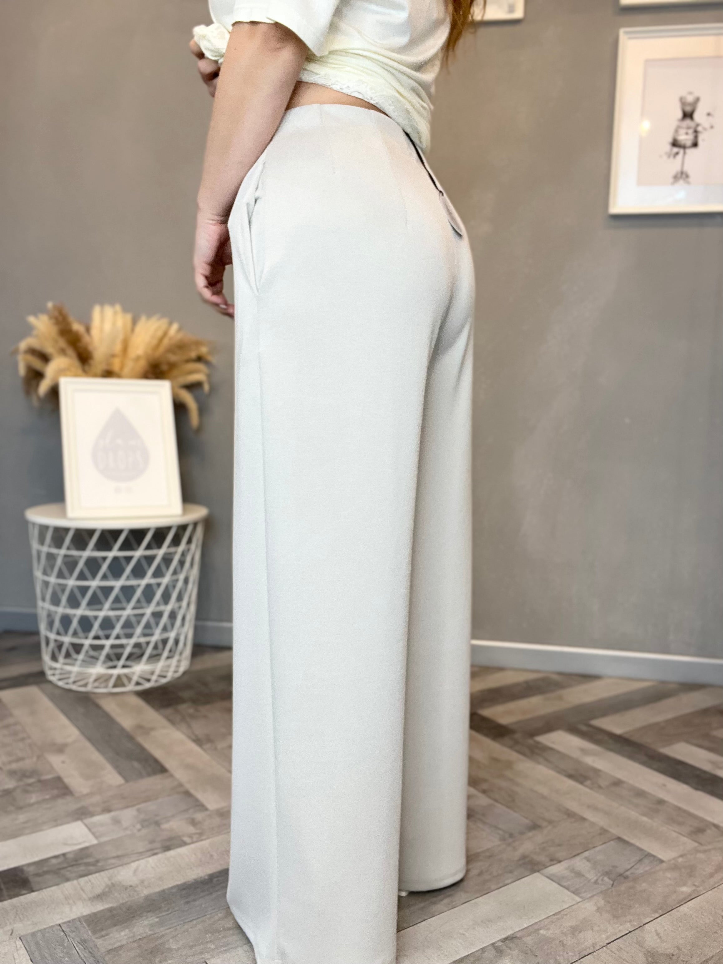 Pantalone palazzo punto Milano sabbia