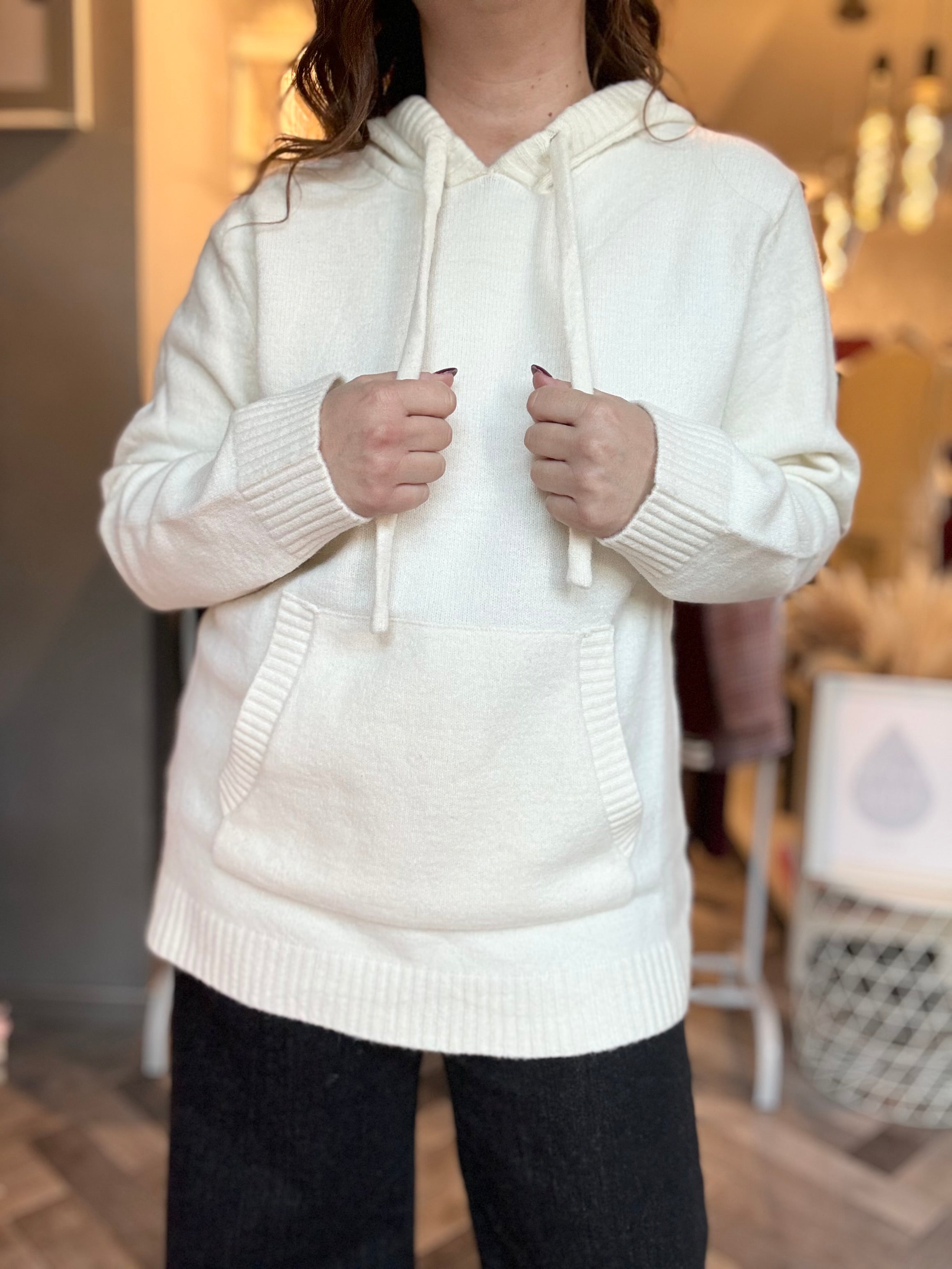 Lumina maglia felpa con cappuccio