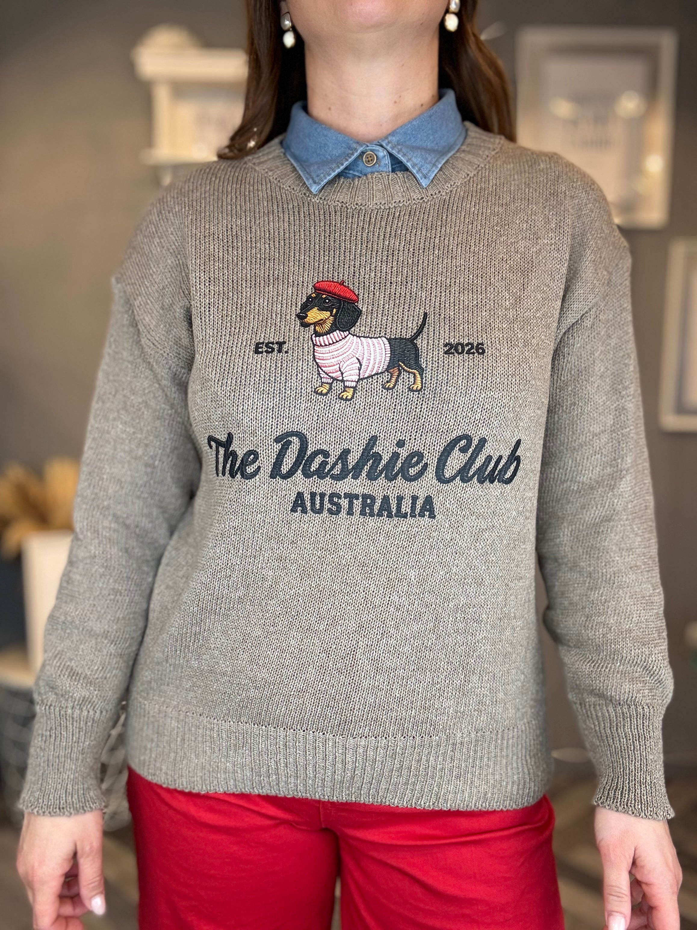 Maglioncino Bassotto tortora