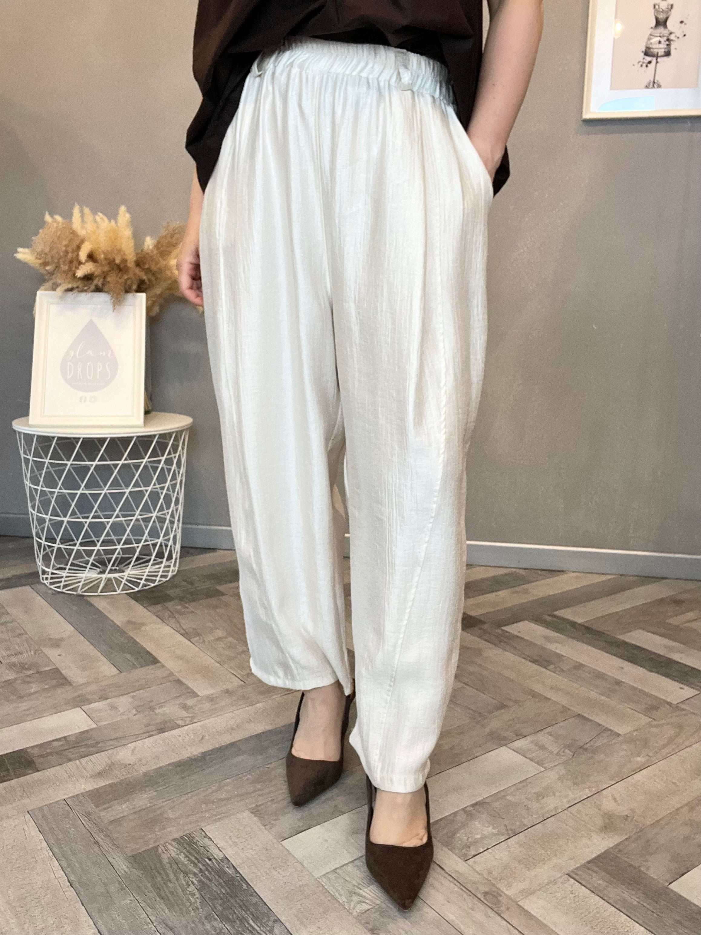 Pantalone Pearl panna