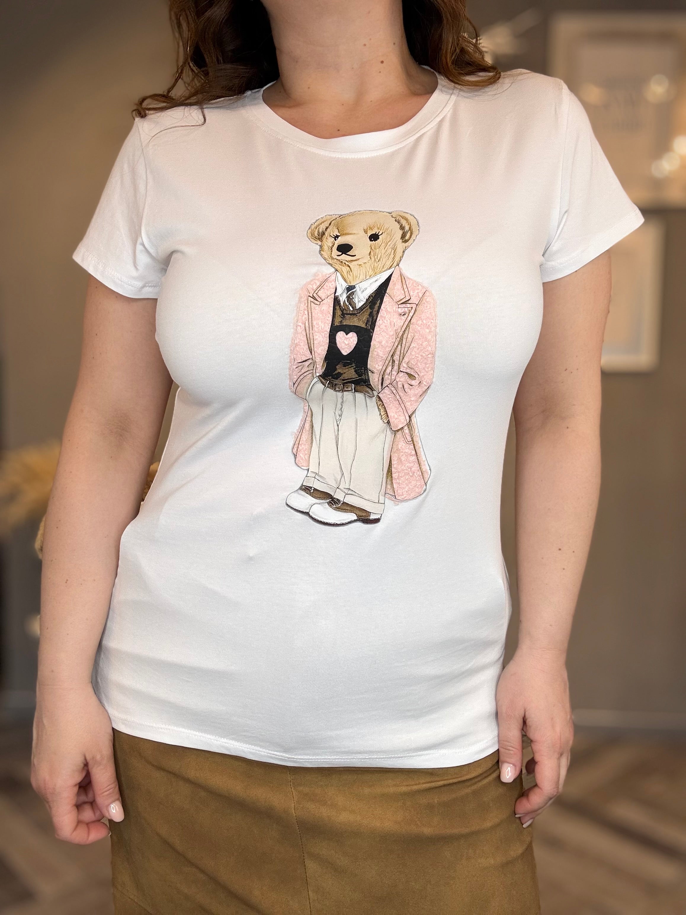 T-shirt basic orsetto