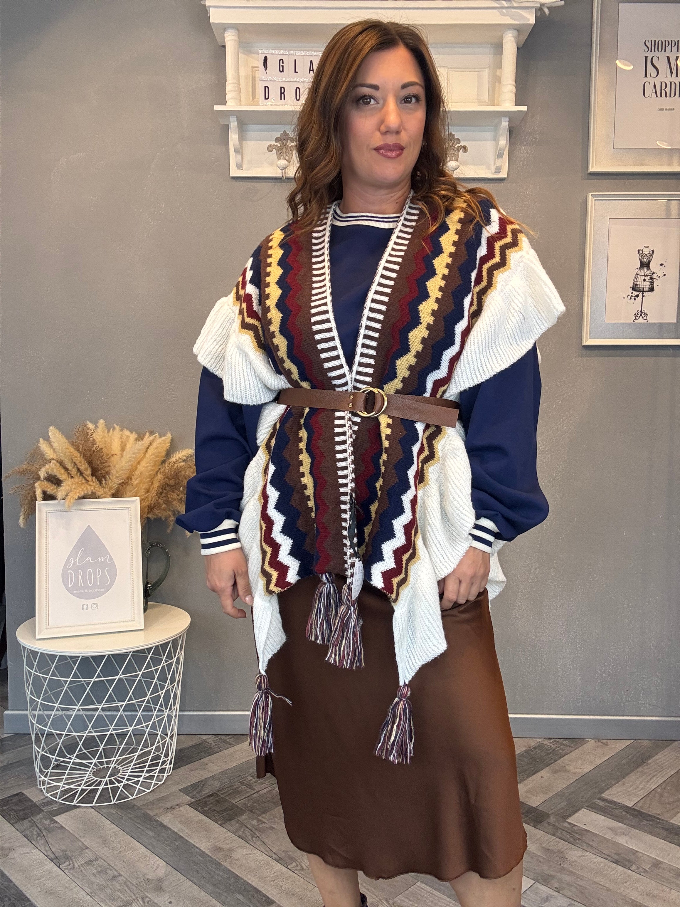 Cintura cerchio in ecopelle